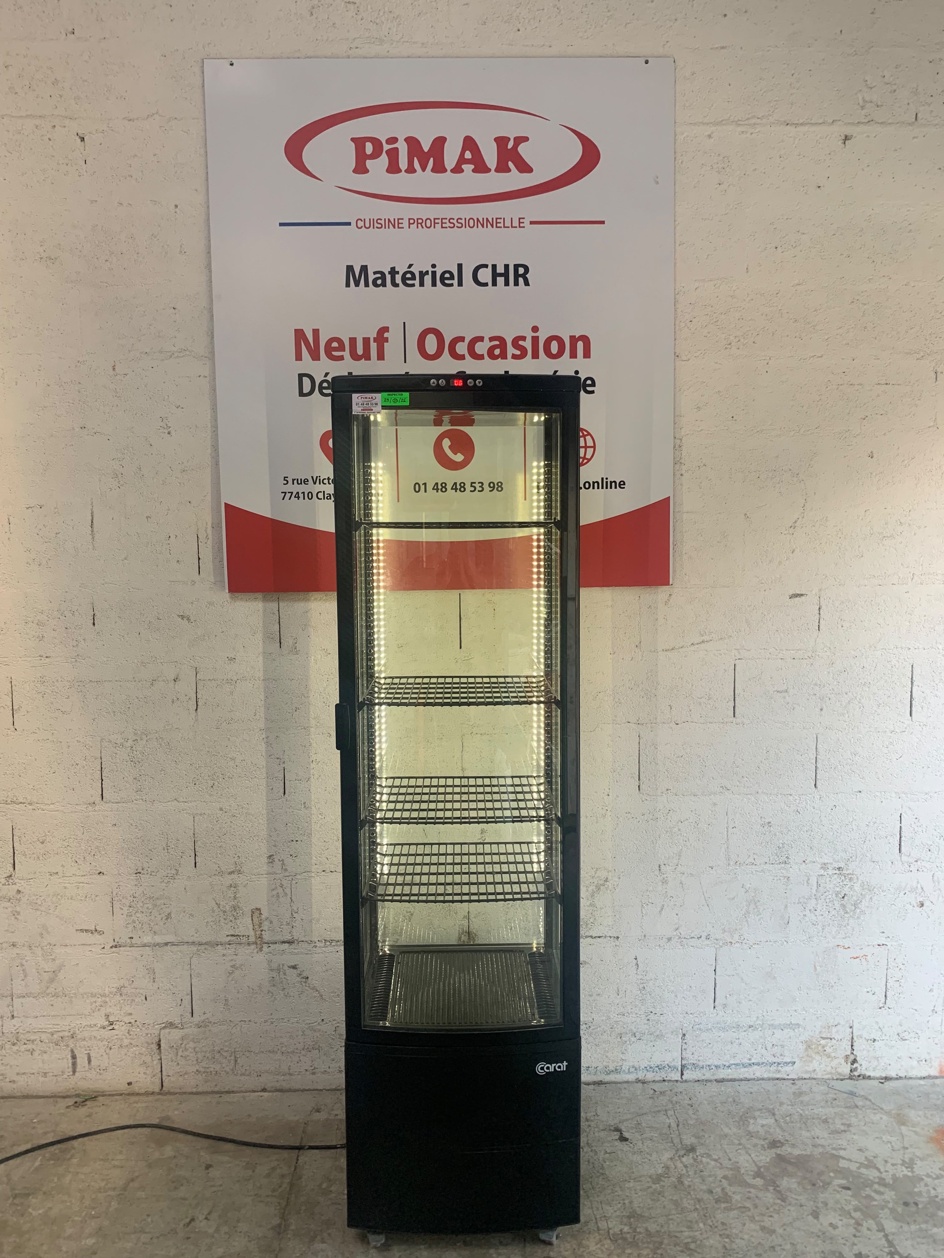 Vitrine réfrigérée panoramique CARAT – 280 L – LSC 300 B