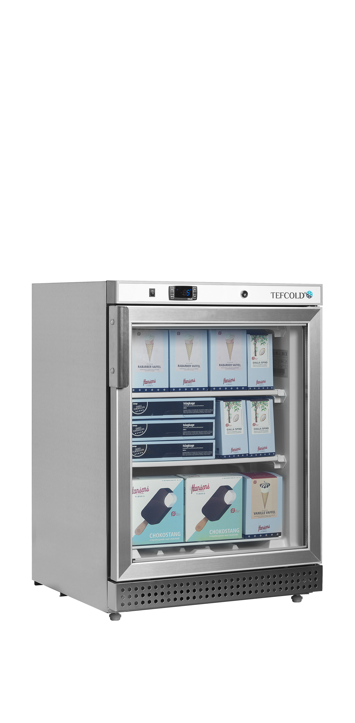 Mini Armoire refrigérée porte vitrée negative TEFCOLD-UF200SG