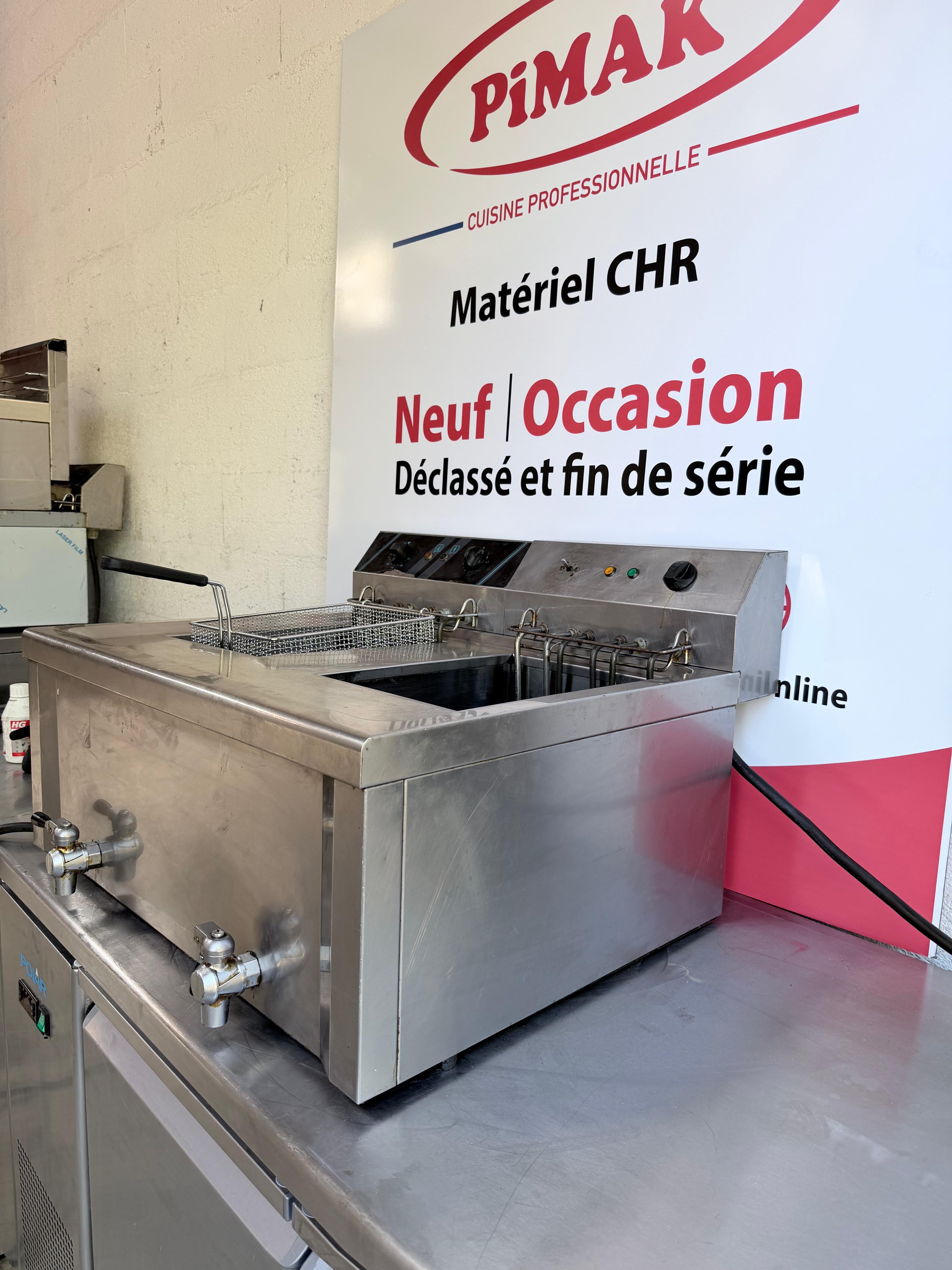 Friteuse électrique professionnelle à poser MBM EF12+12B