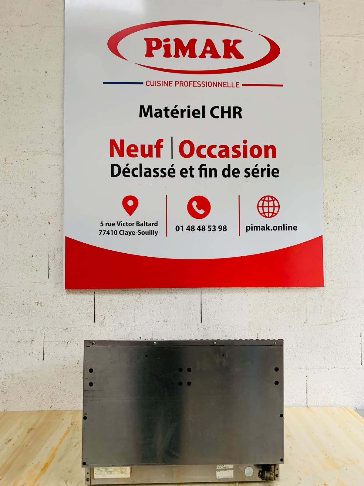 Fry-top à gaz MBM Minima 600 – GFT66LC – plaque lisse chromée