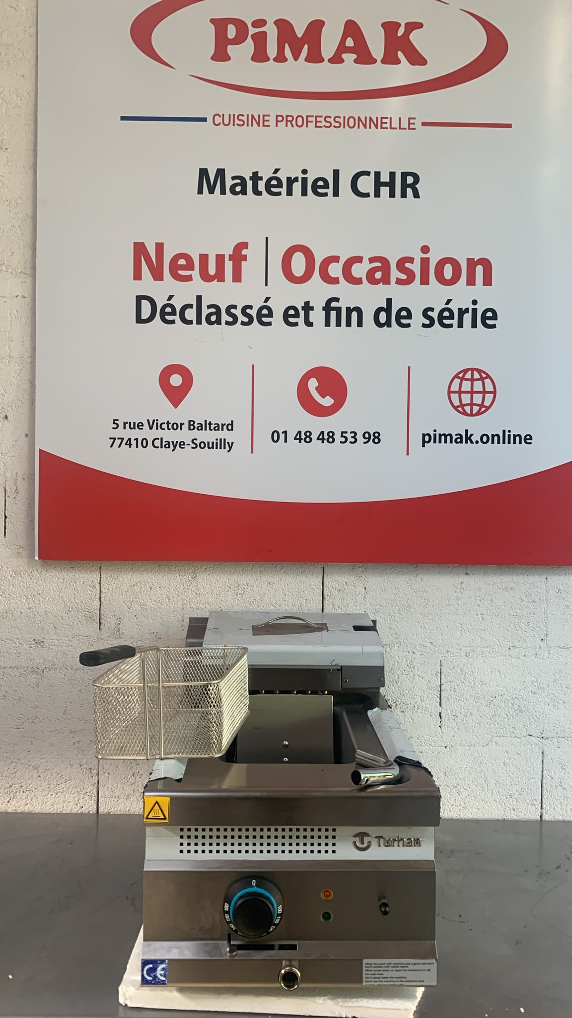 Friteuse électrique Turhan Çelik TC.7FE400 – 12 L