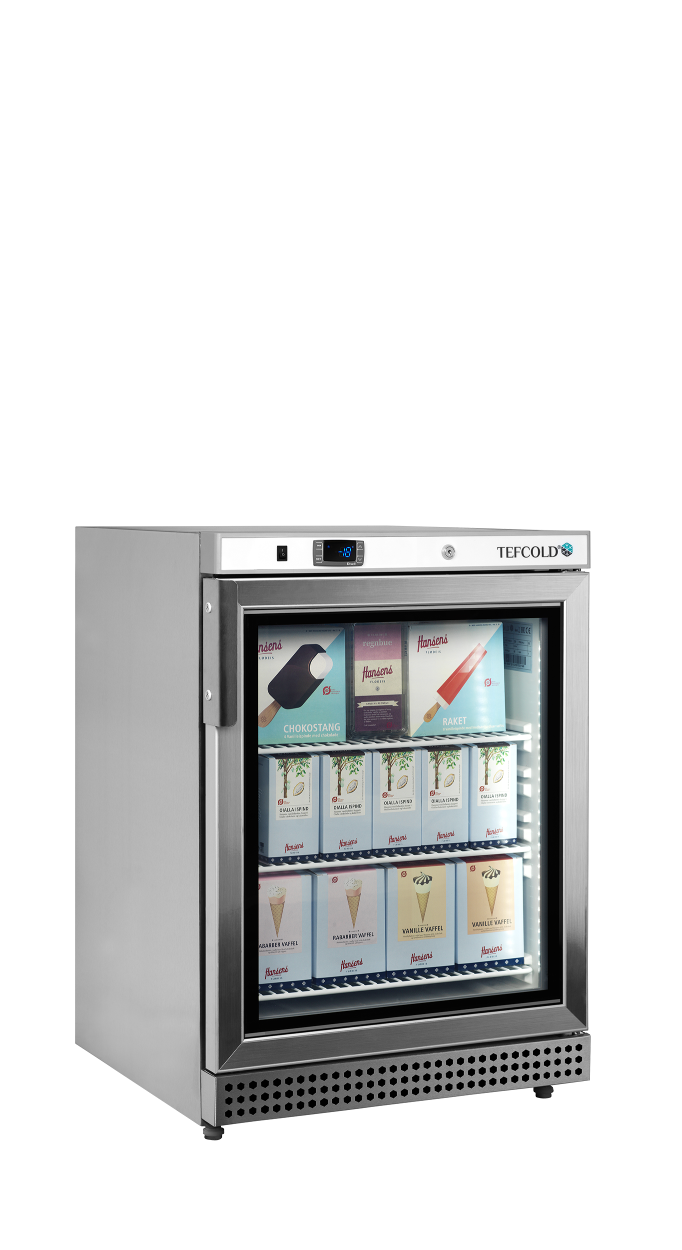 Mini Armoire refrigérée porte vitrée negative TEFCOLD-UF200VSG