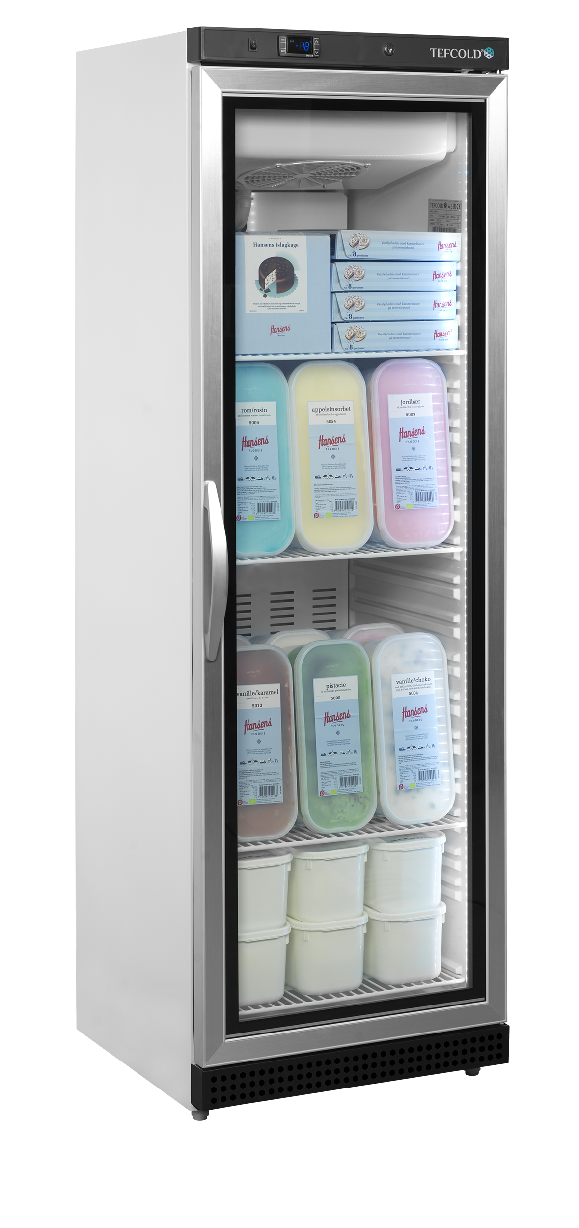 Armoire refrigérée porte vitrée negative TEFCOLD-UF400VG