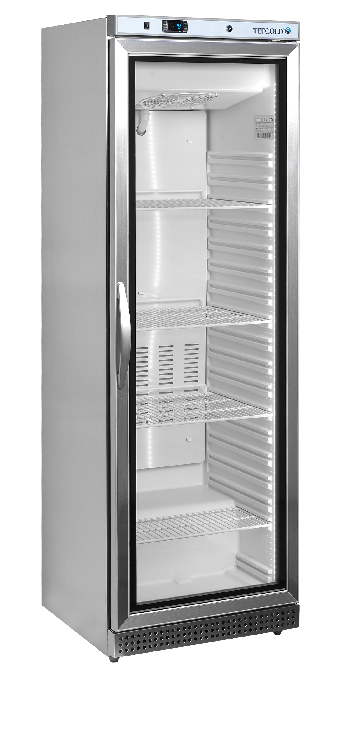 Congélateurs verticaux de vitrine TEFCOLD-UF400VSG