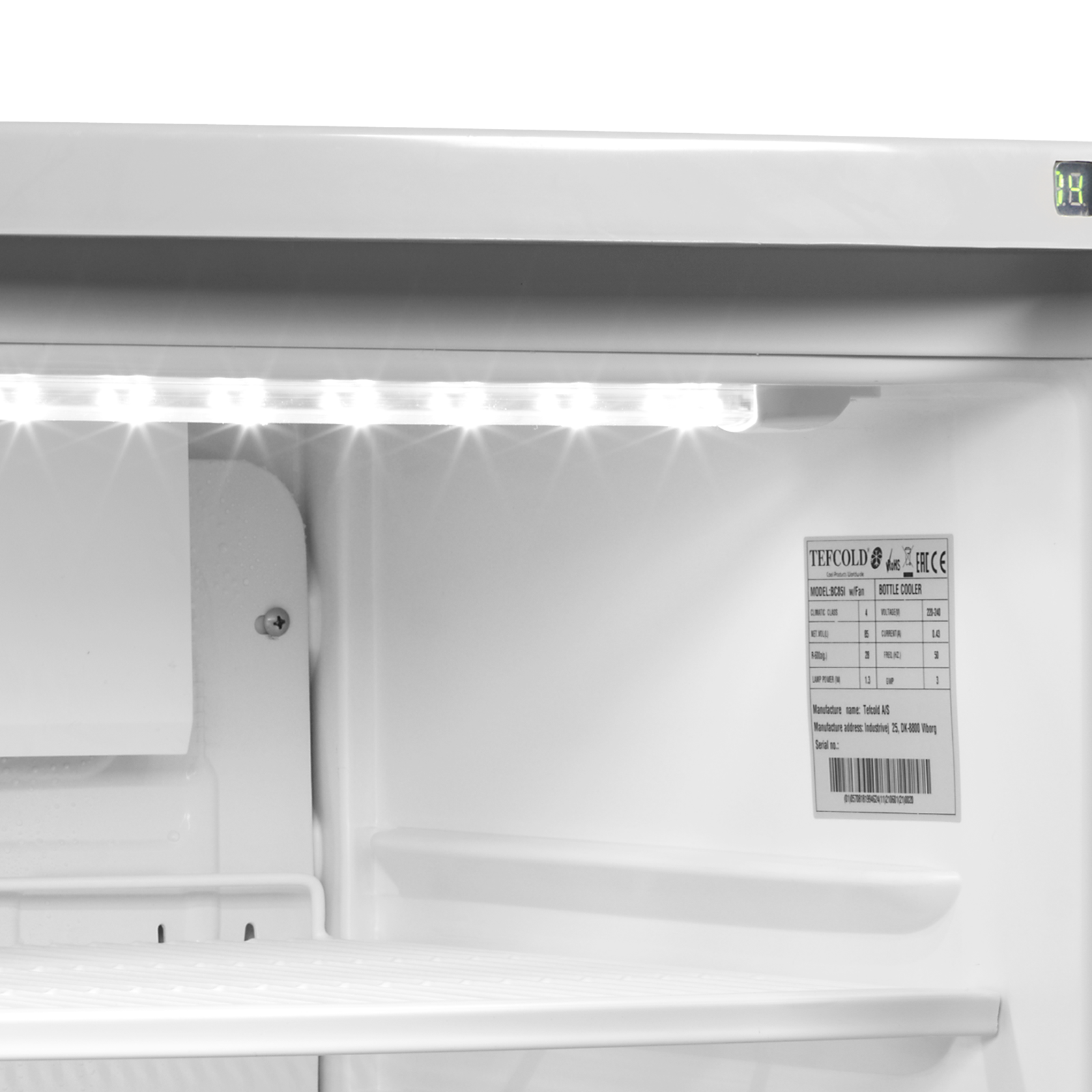 Armoire à boissons  TEFCOLD-BC85 w/Fan