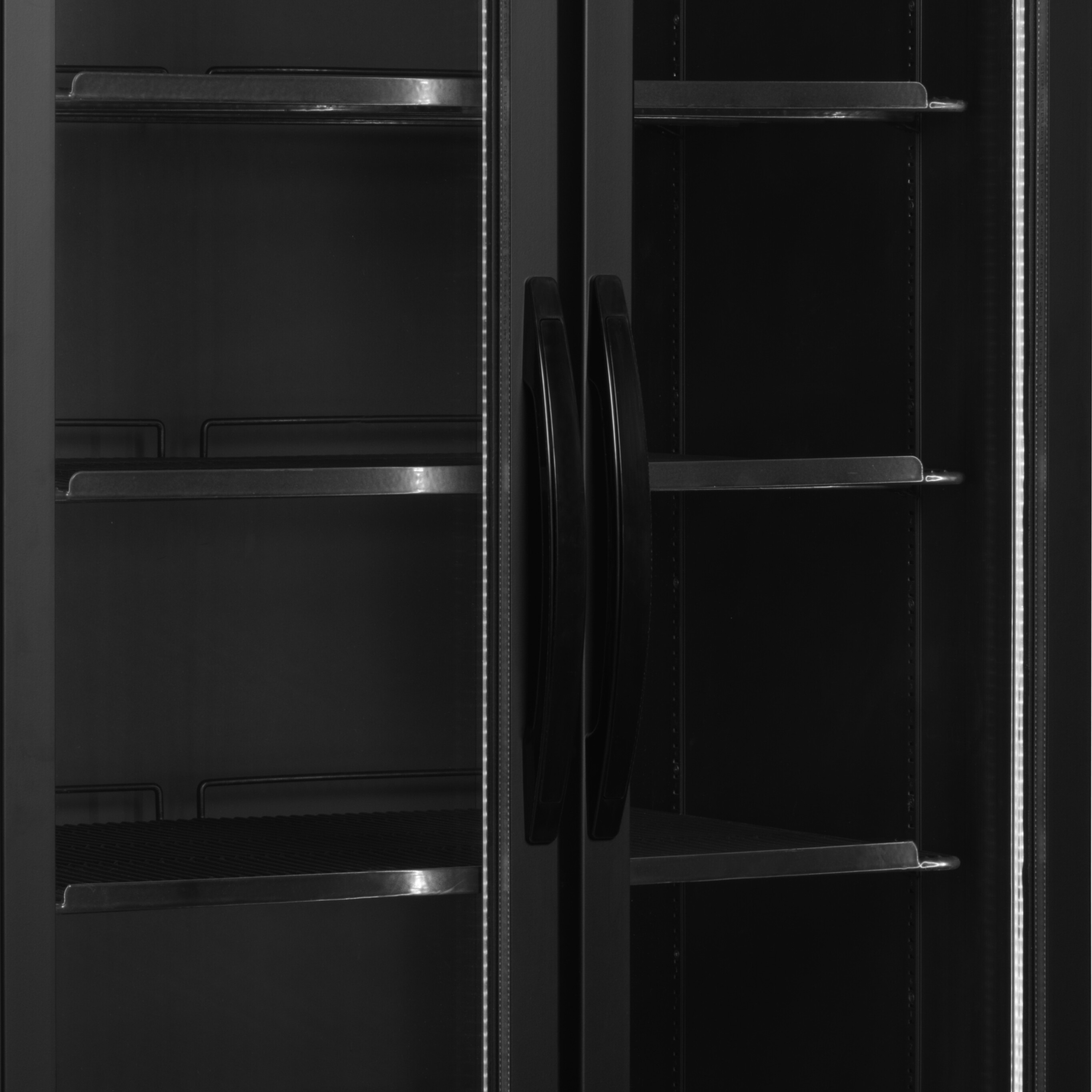 Vitrine réfrigérée noire TEFCOLD-FS890H BLACK