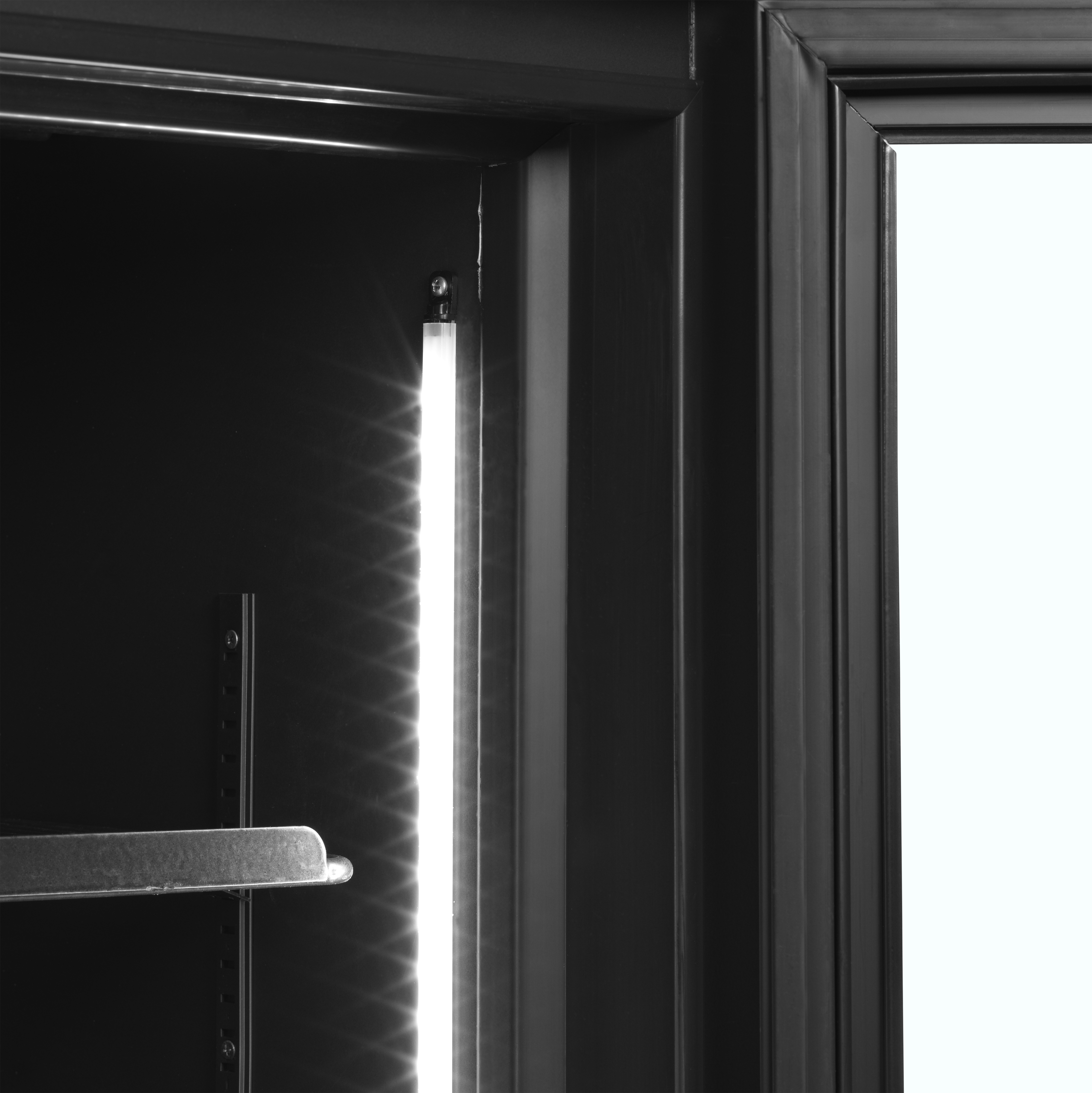 Vitrine réfrigérée noire TEFCOLD-FSC1000H BLACK