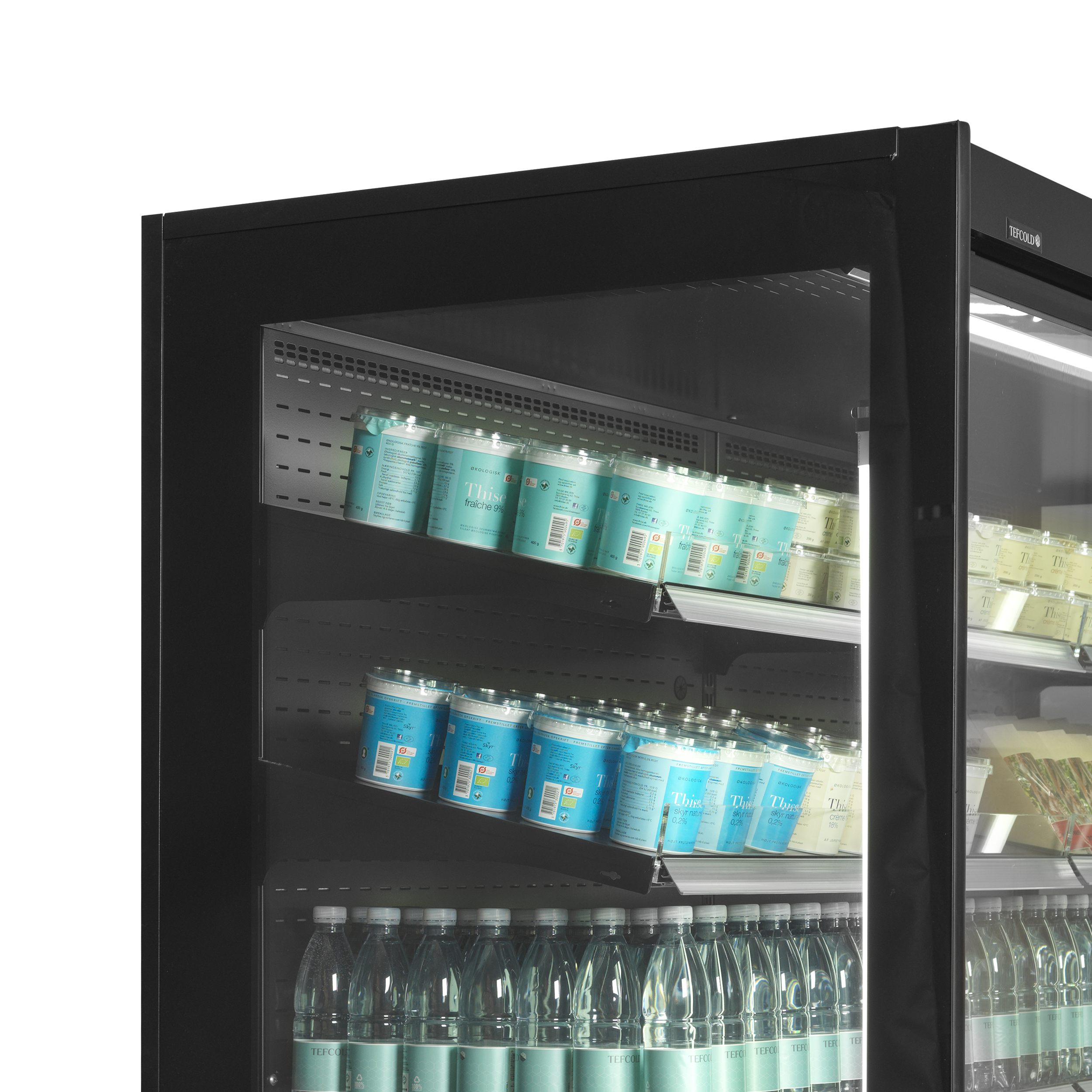 Vitrine réfrigérée pour supermarché à froid positif TEFCOLD-EXTRA1250CD