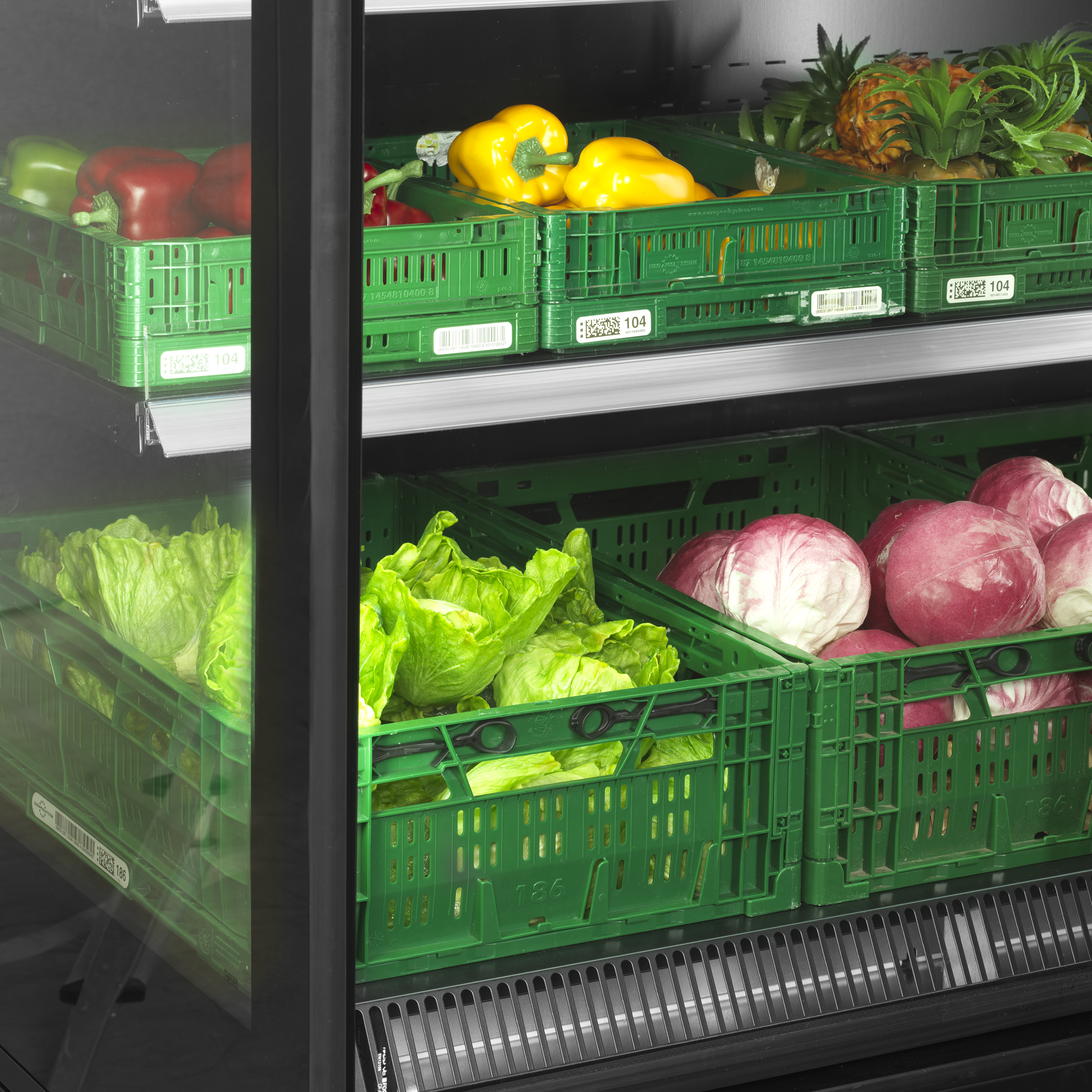 Vitrine réfrigérée pour supermarché à froid positif TEFCOLD-EXTRA2500CD