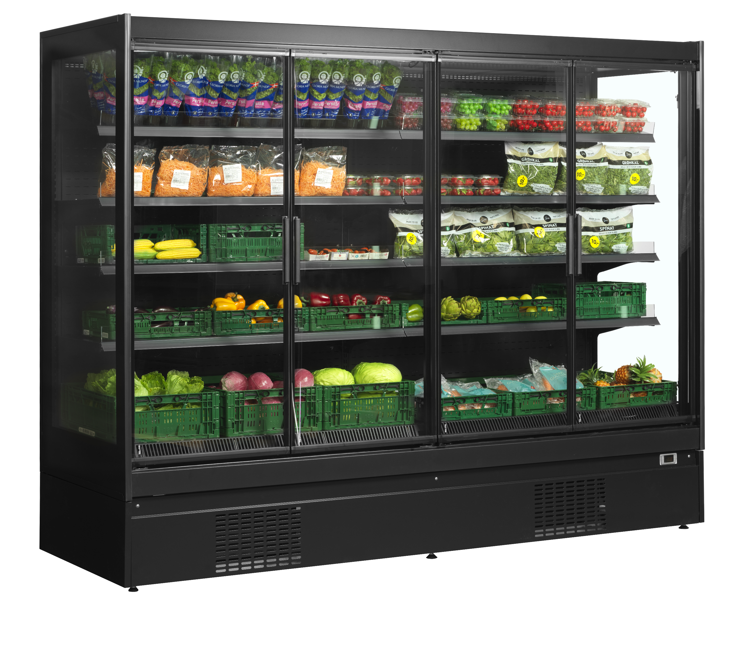 Vitrine réfrigérée pour supermarché à froid positif TEFCOLD-EXTRA2500CD