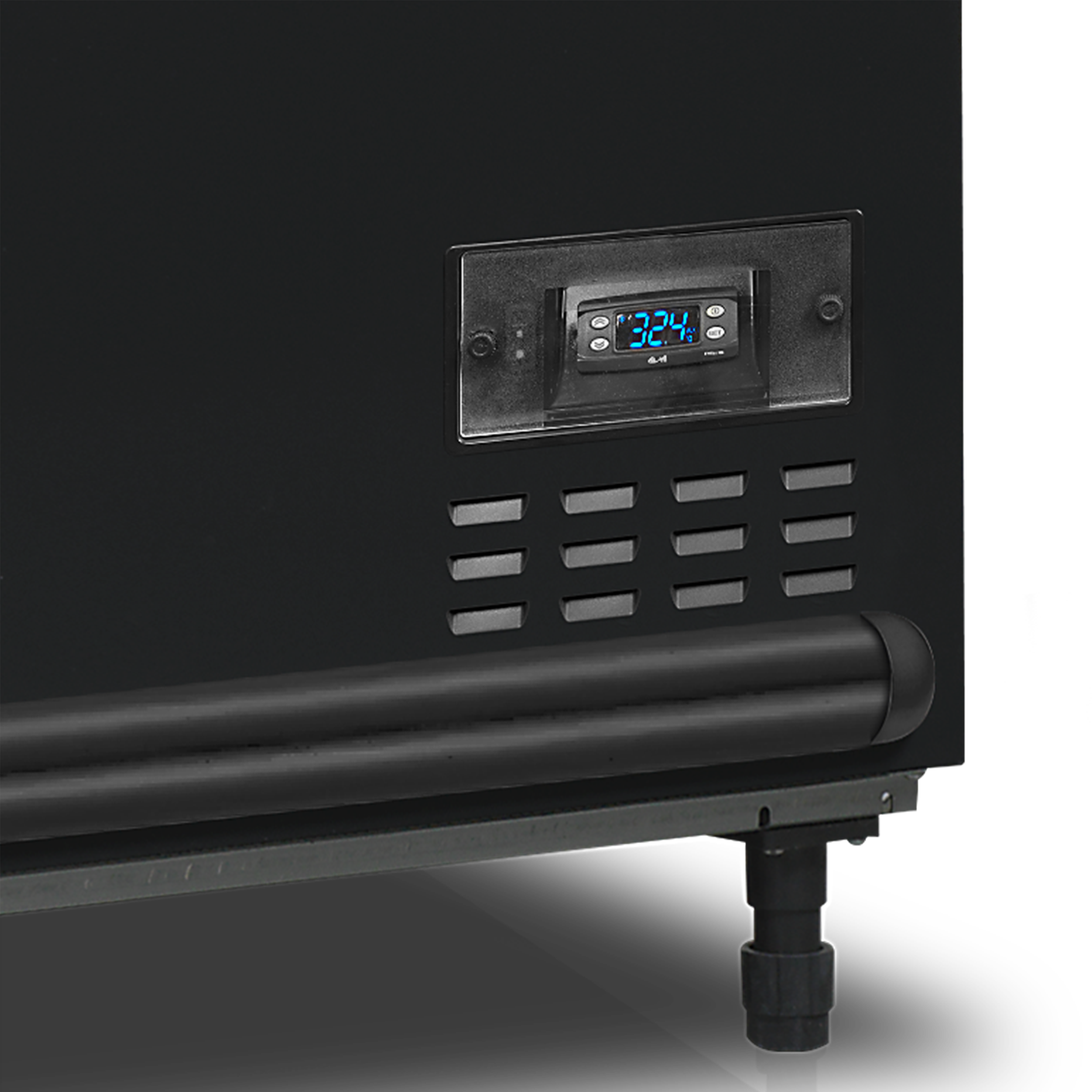 Réfrigérateur / congélateur de supermarché noir TEFCOLD-SFI210B-CF VS