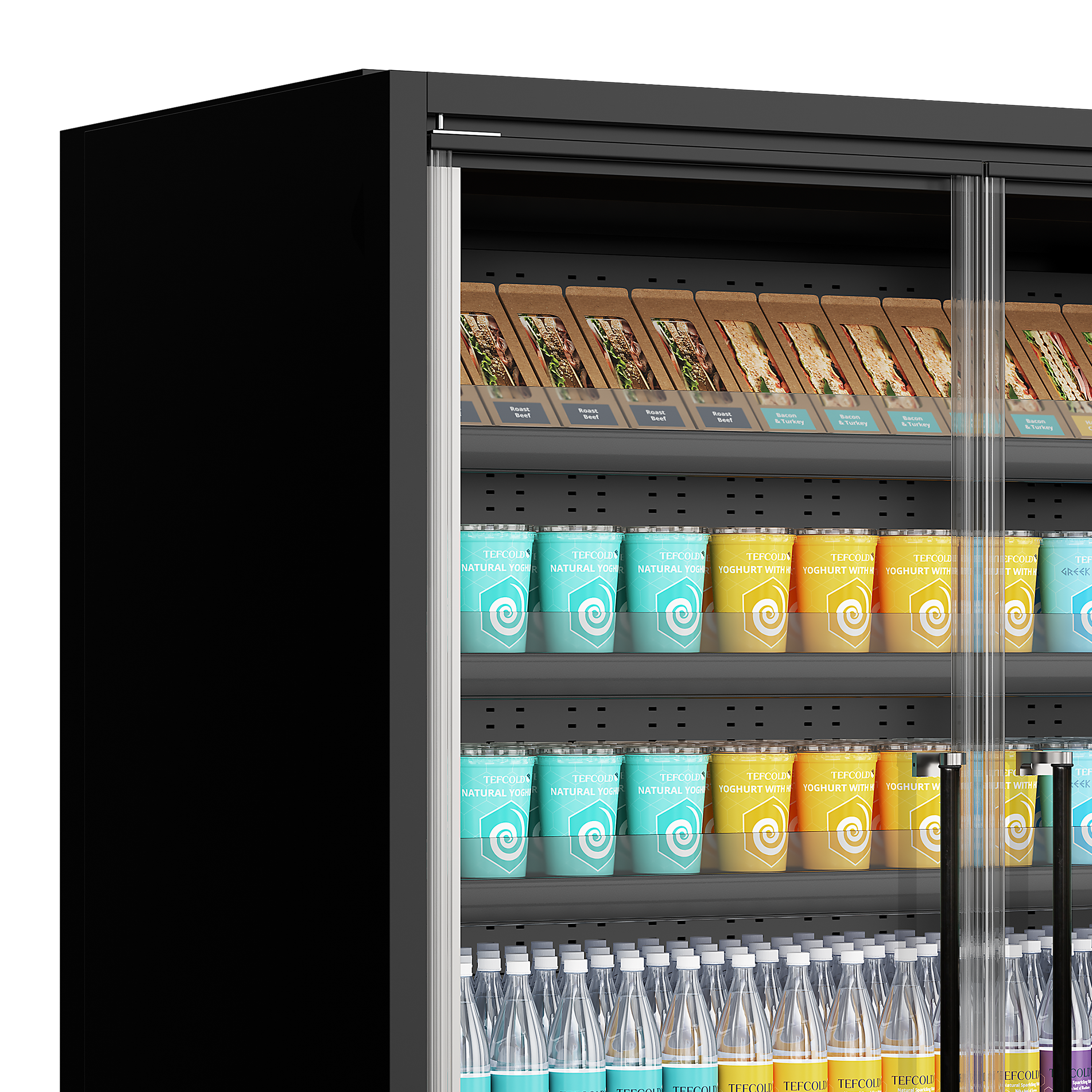Vitrine réfrigérée pour supermarché TEFCOLD-Galaxy+ GP20FGD Black