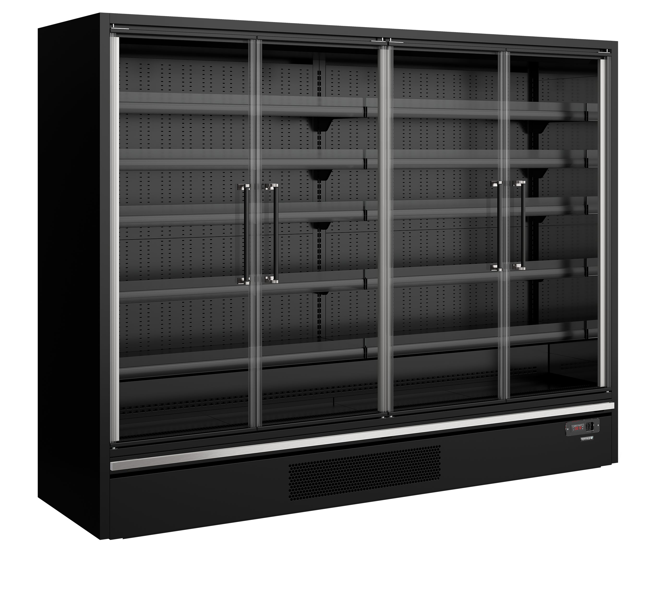 Vitrine réfrigérée pour supermarché TEFCOLD-Galaxy+ GP26FGD Black