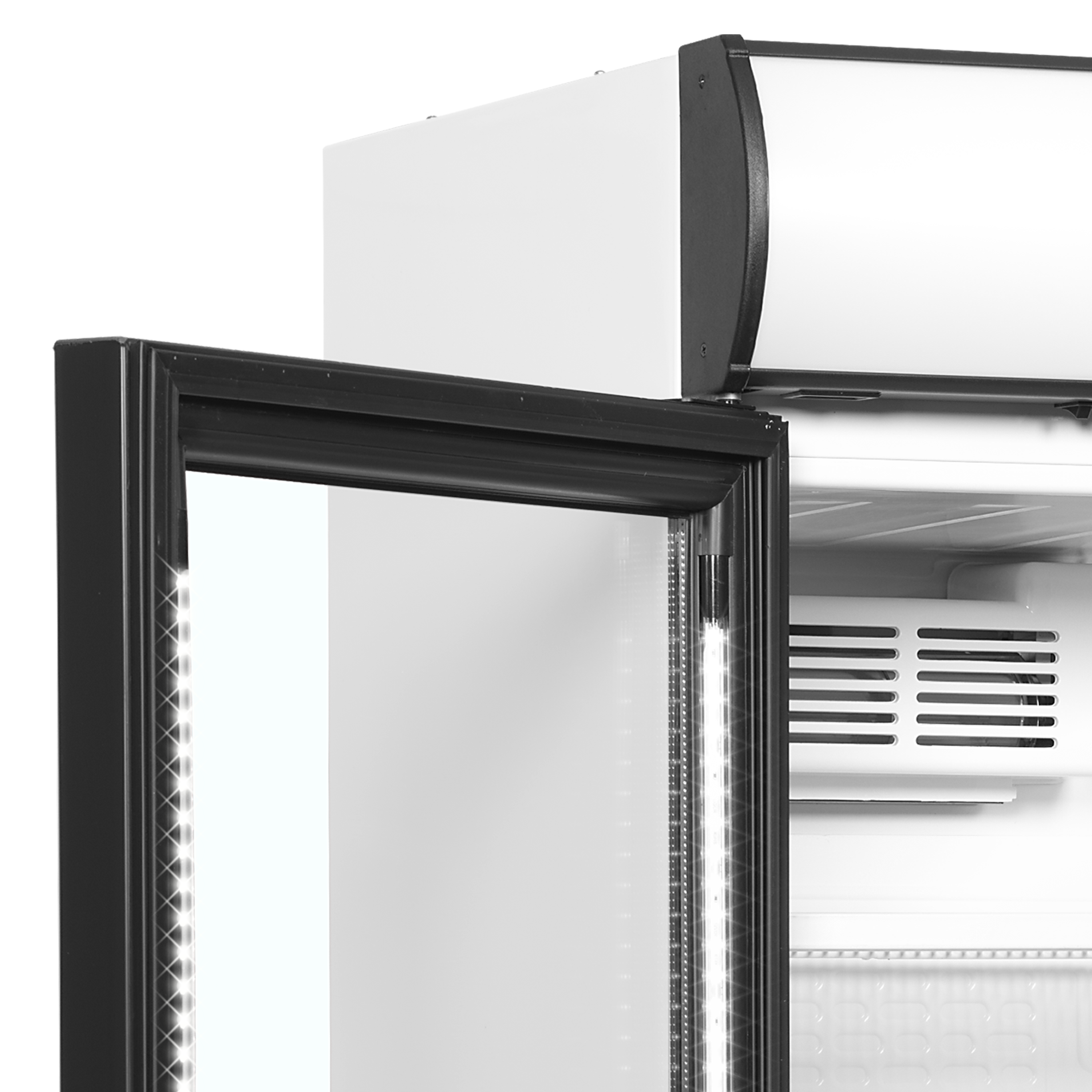 Réfrigérateur à boissons, charnières côté gauche TEFCOLD-CEV425CP 2 LED L/H
