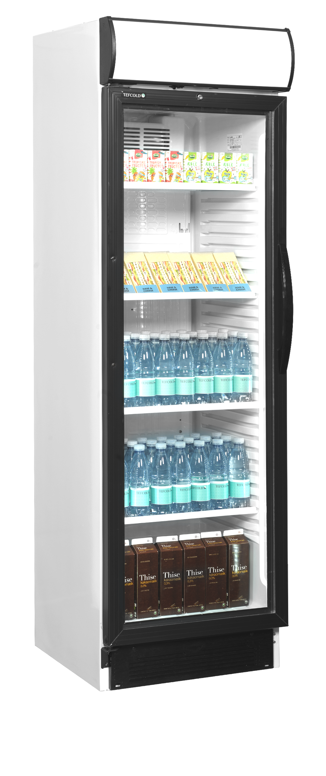 Armoire à boissons , charnières côté gauche TEFCOLD-CEV425CP 2 LED L/H