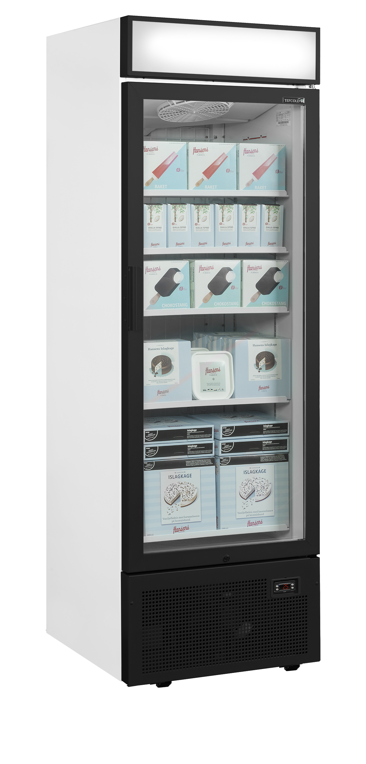 Congélateurs verticaux de vitrine TEFCOLD-UFSC1450GCP NF