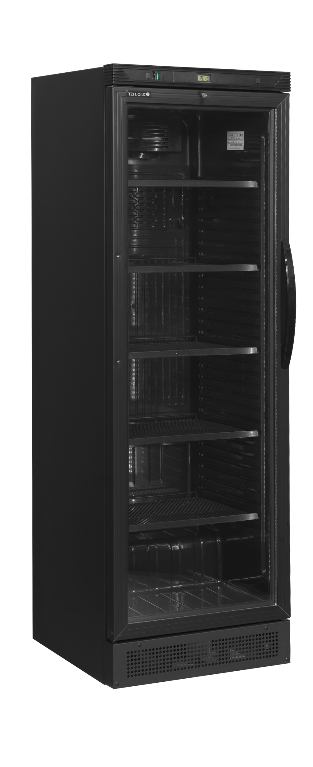 Réfrigérateur à boissons, charnières côté gauche TEFCOLD-CEV425 BLACK L/H