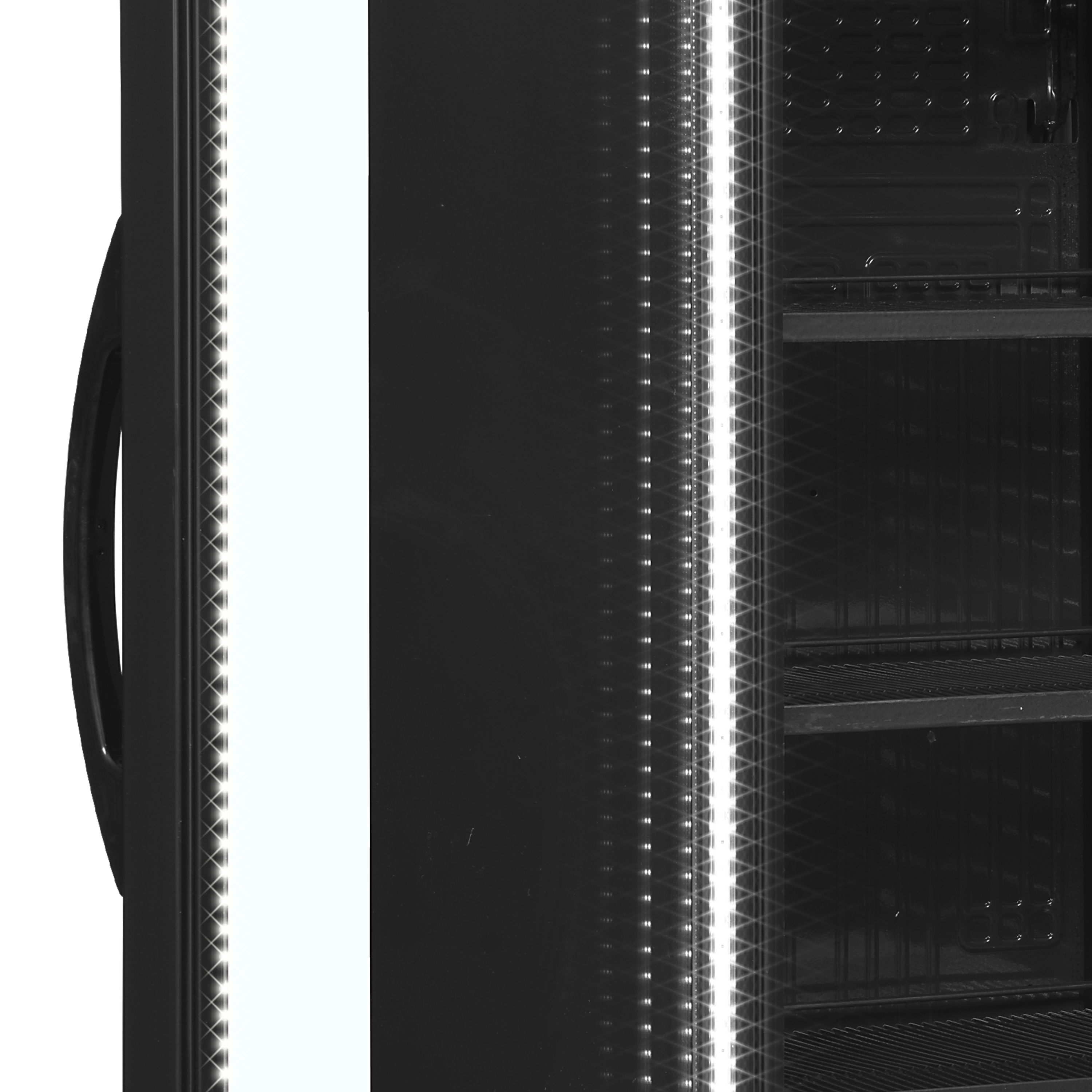 Réfrigérateur à boissons, charnières côté gauche TEFCOLD-CEV425 BLACK L/H