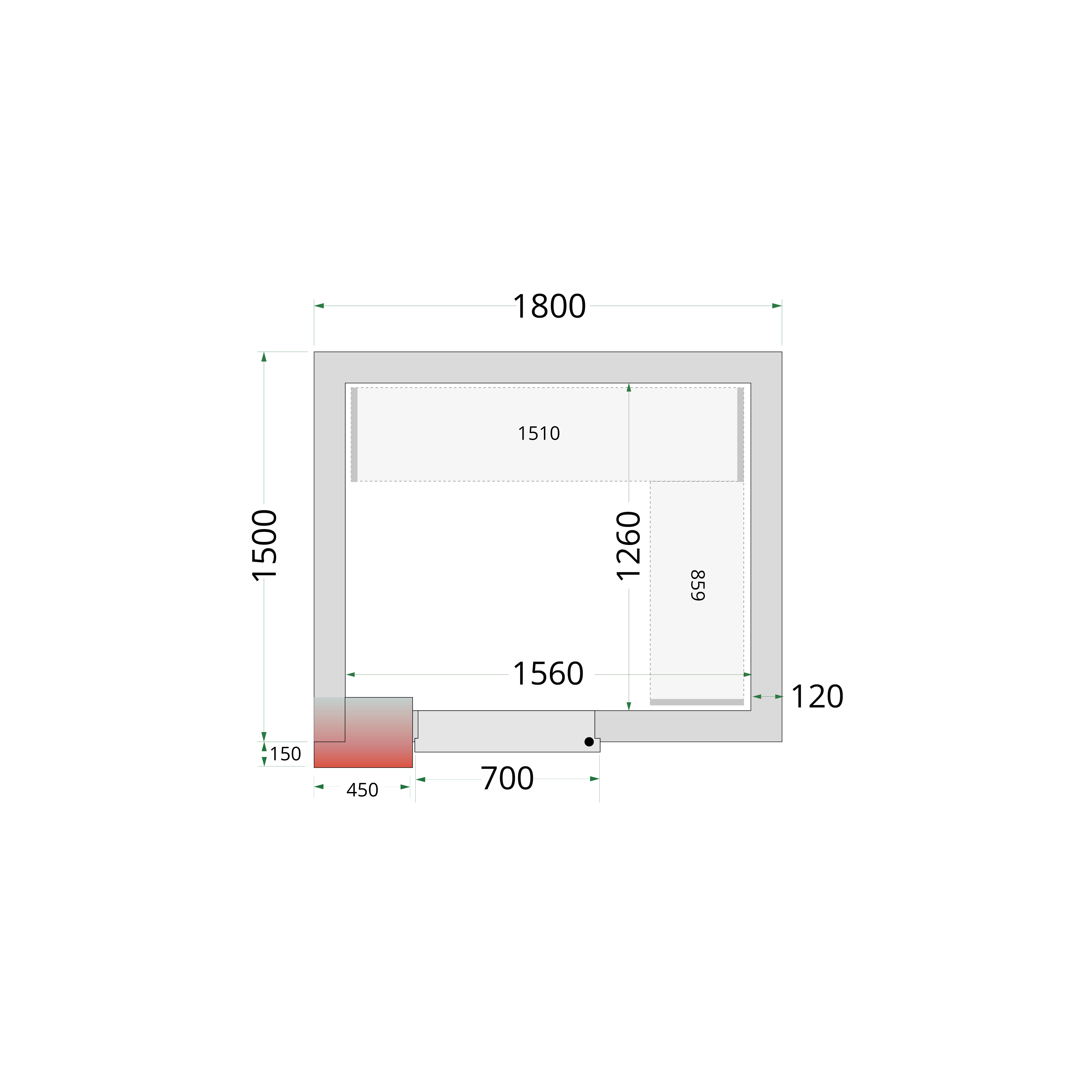 CRNF1815 TEFCOLD-Shelf Rack System Kit