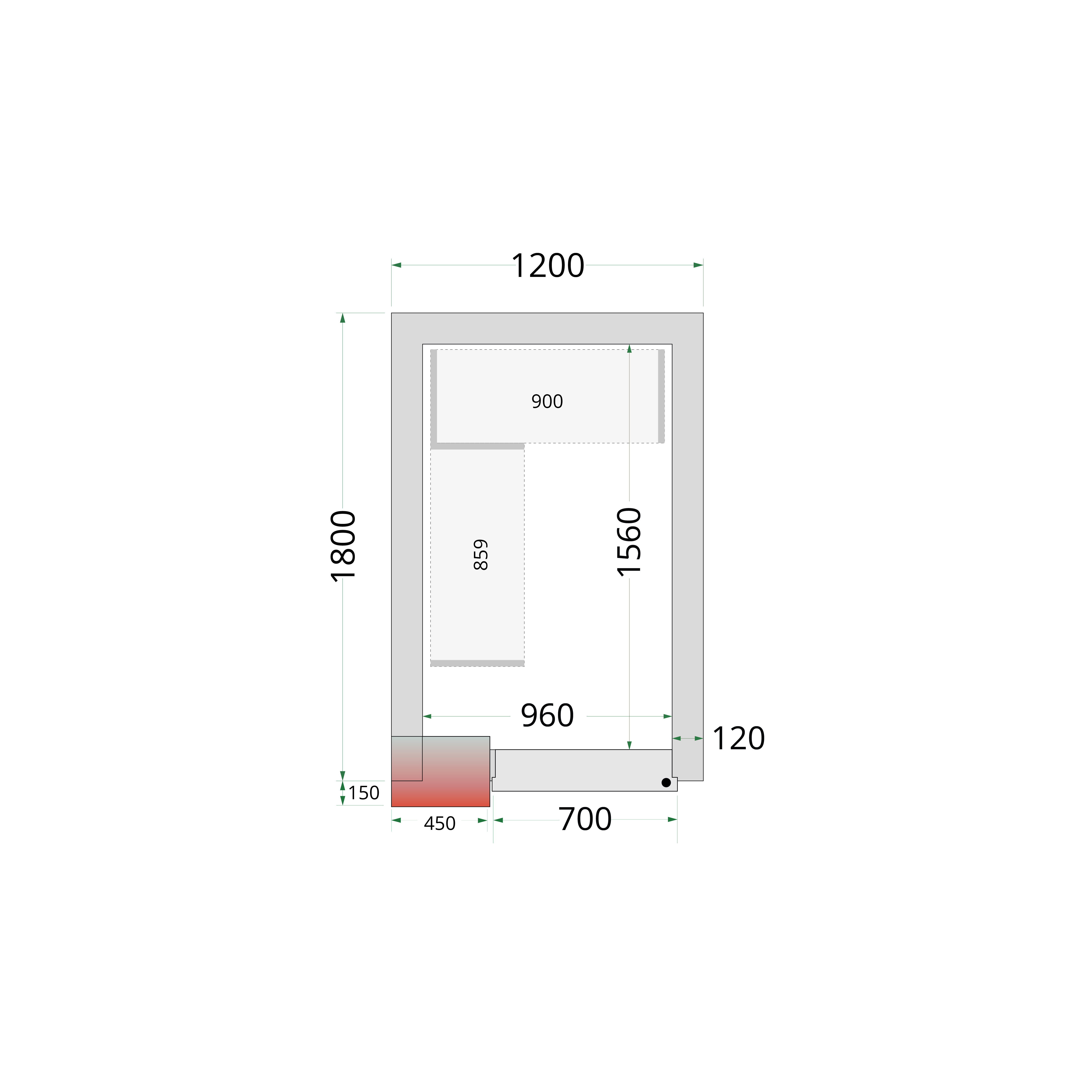 CRNF1218 TEFCOLD-Shelf Rack System Kit
