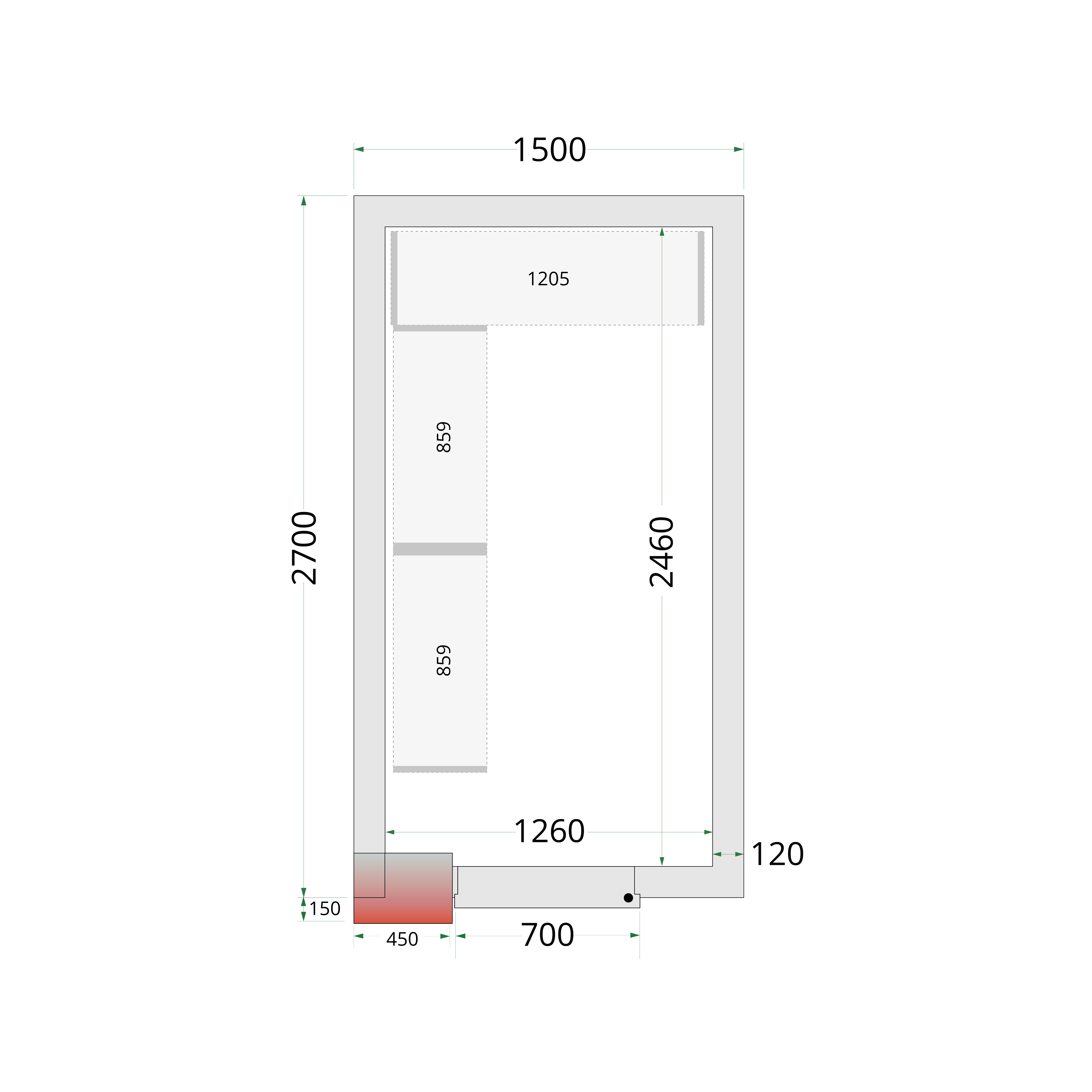 CRNF1527 TEFCOLD-Shelf Rack System Kit