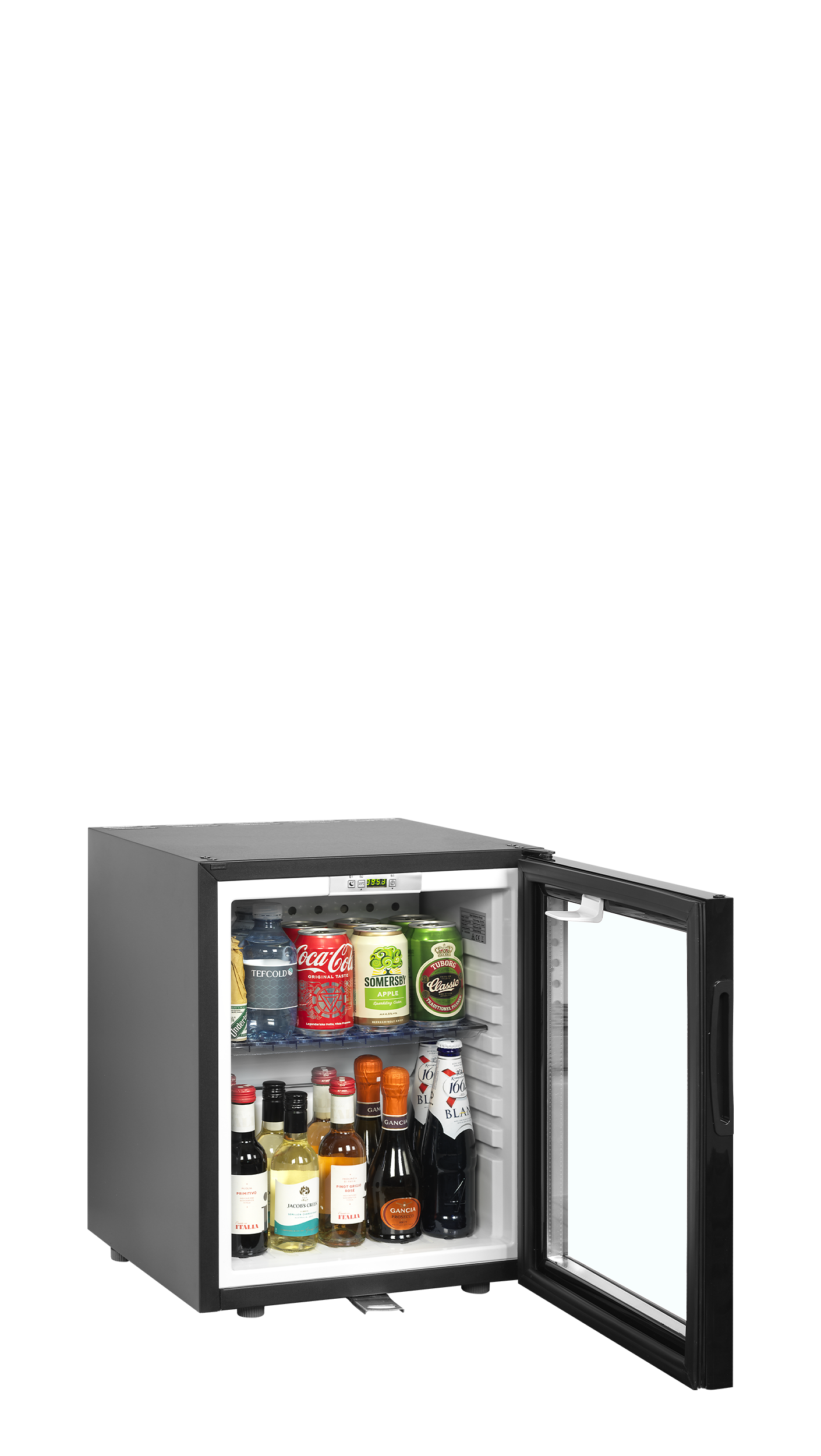 Réfrigérateur minibar à porte vitrée TEFCOLD-TM35GC