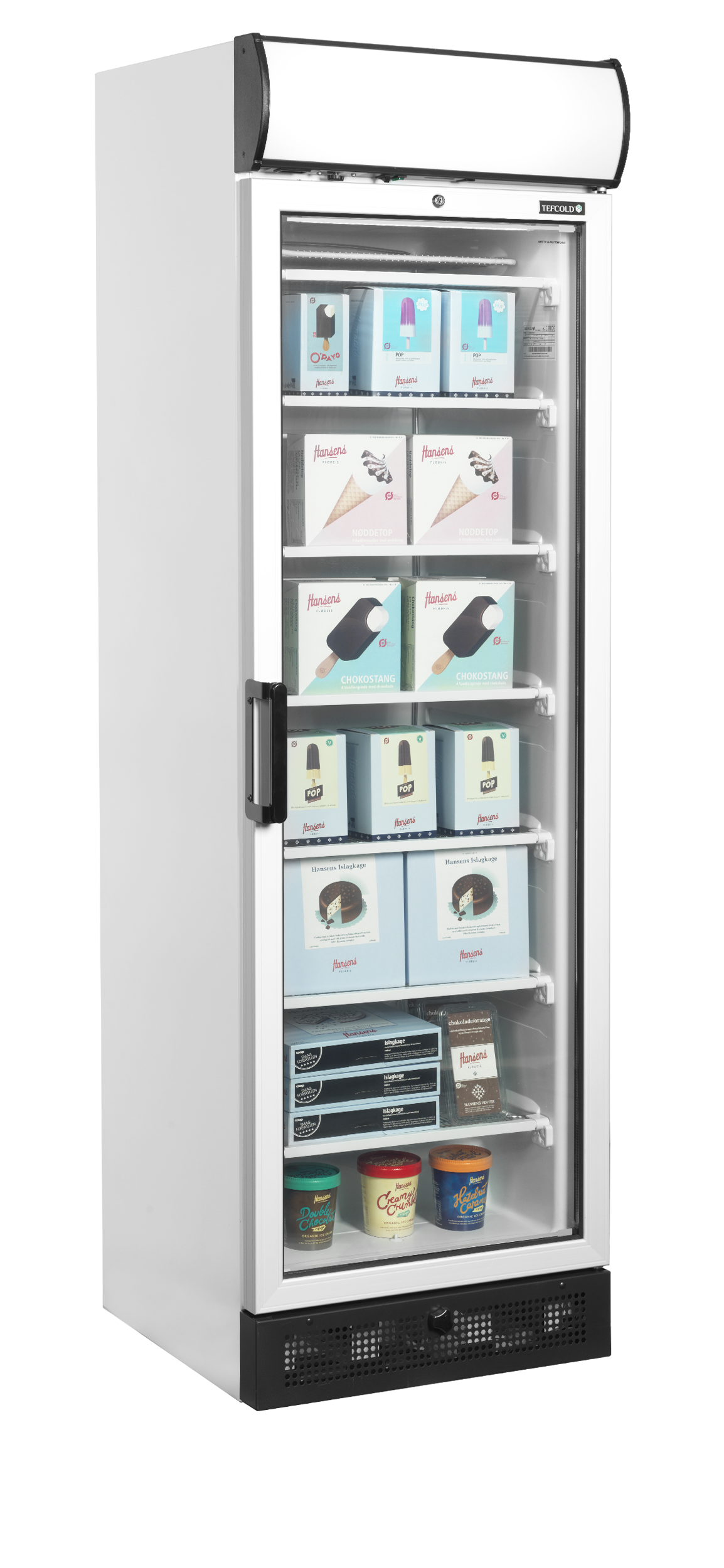 Congélateurs verticaux de vitrine TEFCOLD-UFFS371GCP