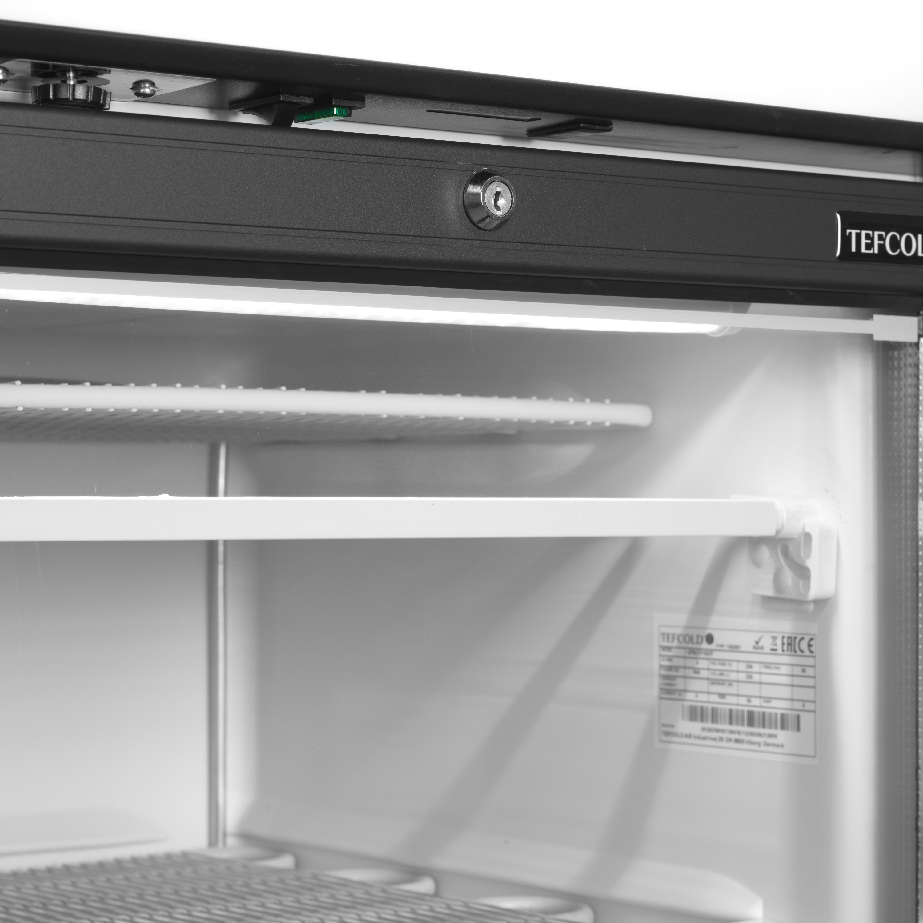 Congélateurs verticaux de vitrine TEFCOLD-UFSC371GCP