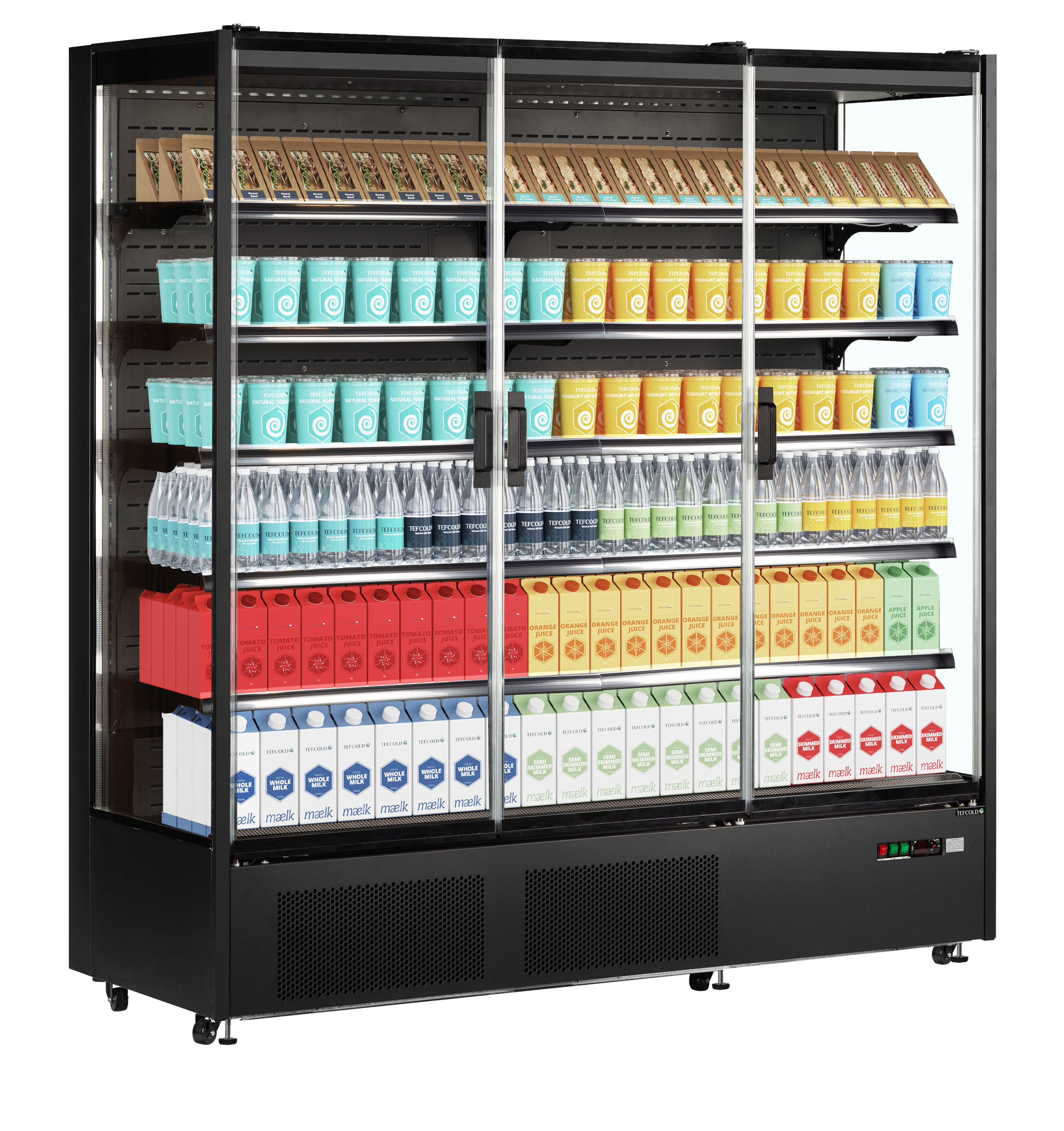 Vitrine réfrigérée pour supermarché TEFCOLD-PC1870B