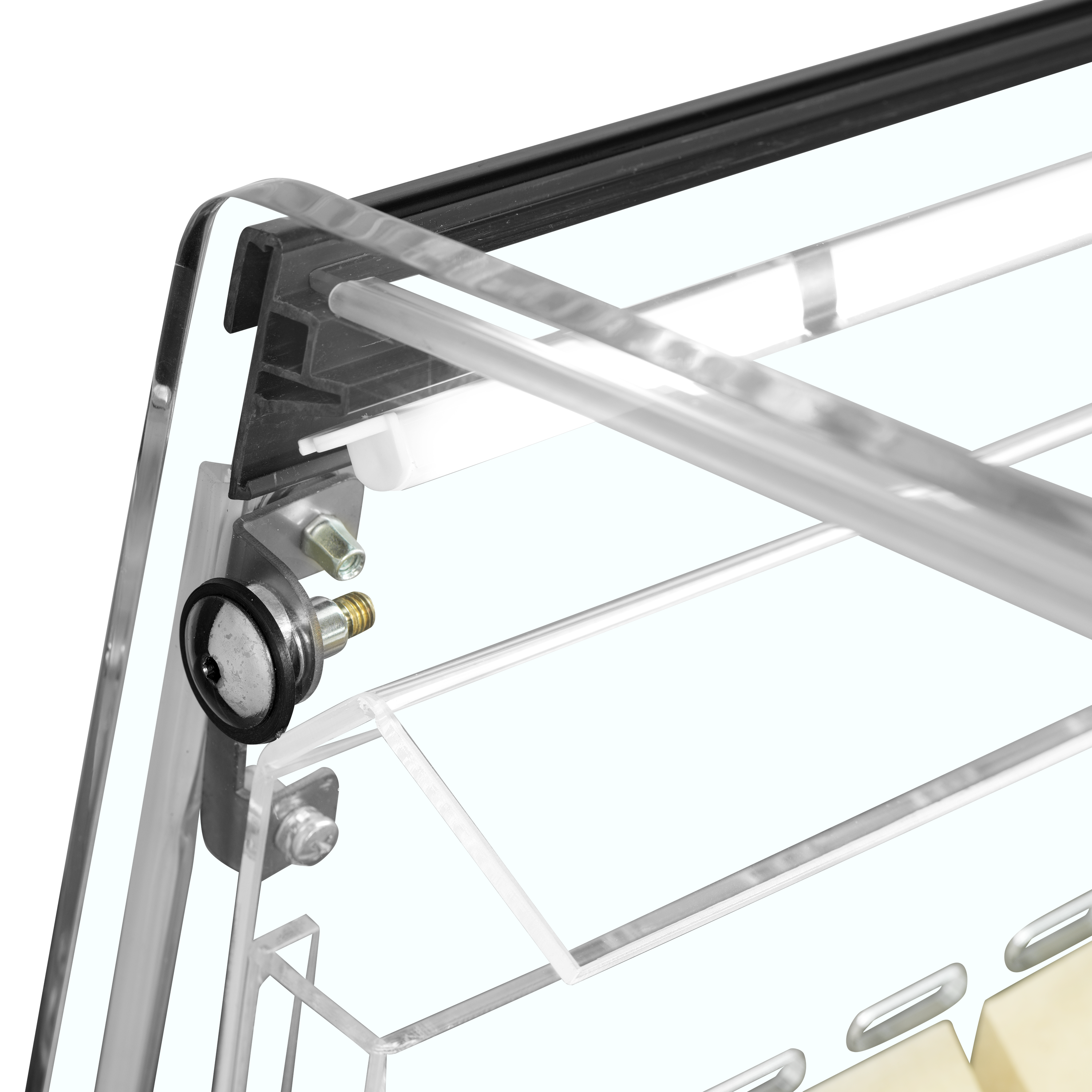 Réfrigérateur noir pour achats impulsifs TEFCOLD-PDC126 VS SL LED