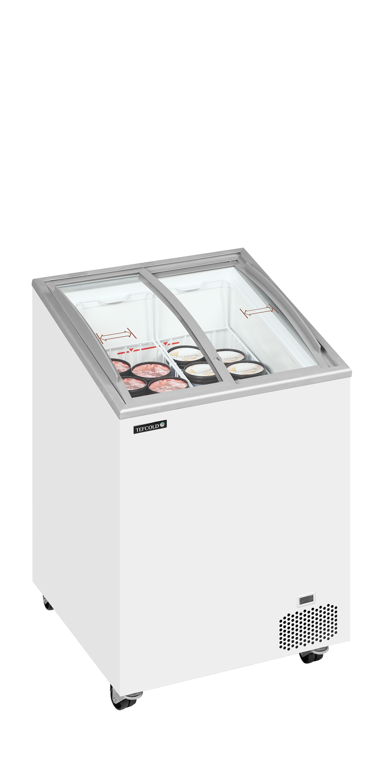 Congélateur de crème glacée TEFCOLD-IC101SCEB LED