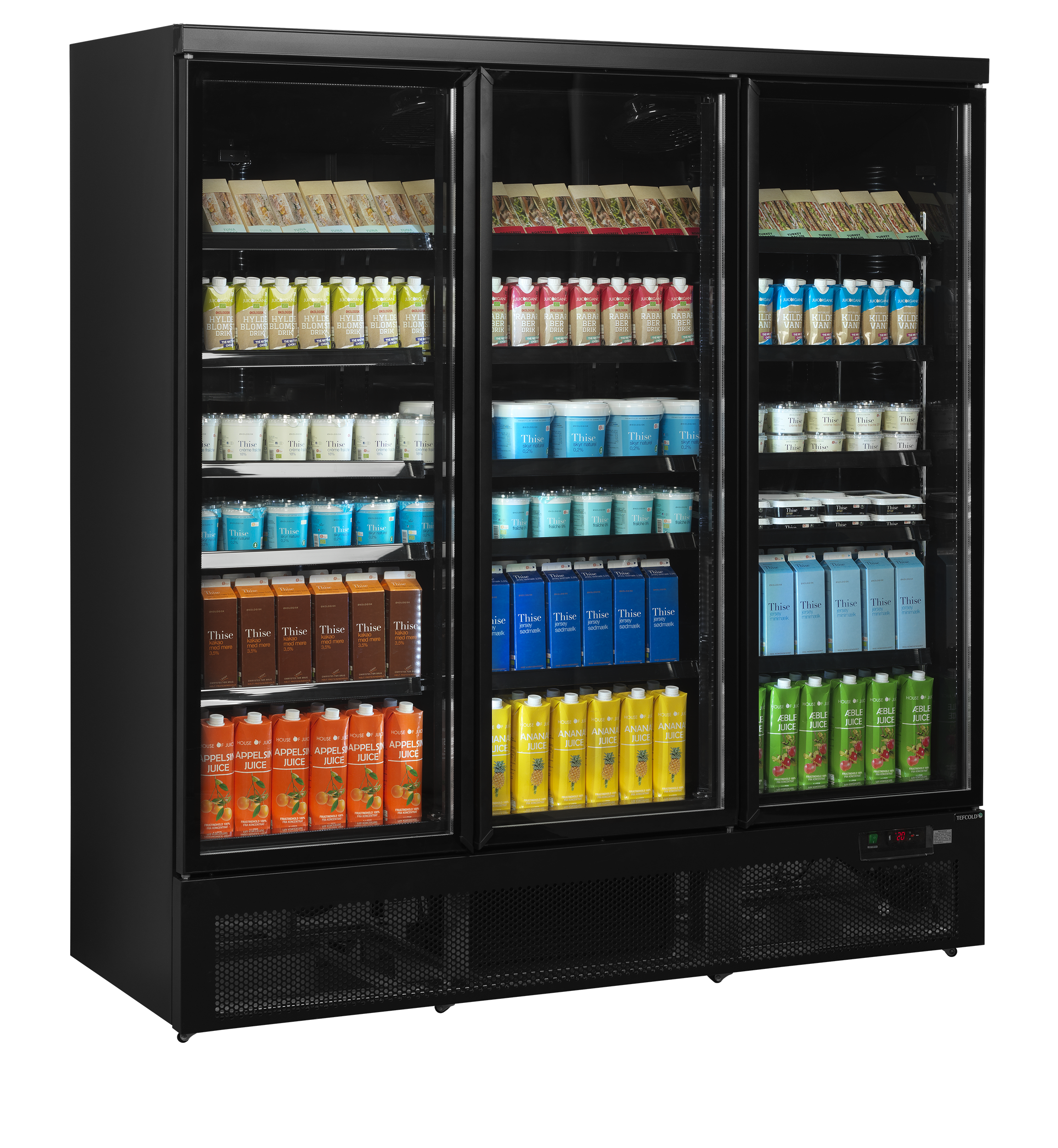 Réfrigérateur vitré TEFCOLD-Atom Maxi C3DBB