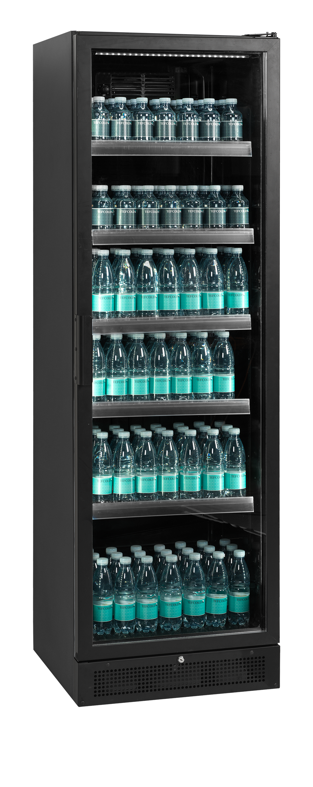 Vitrine réfrigérée noire TEFCOLD-SCU1425H
