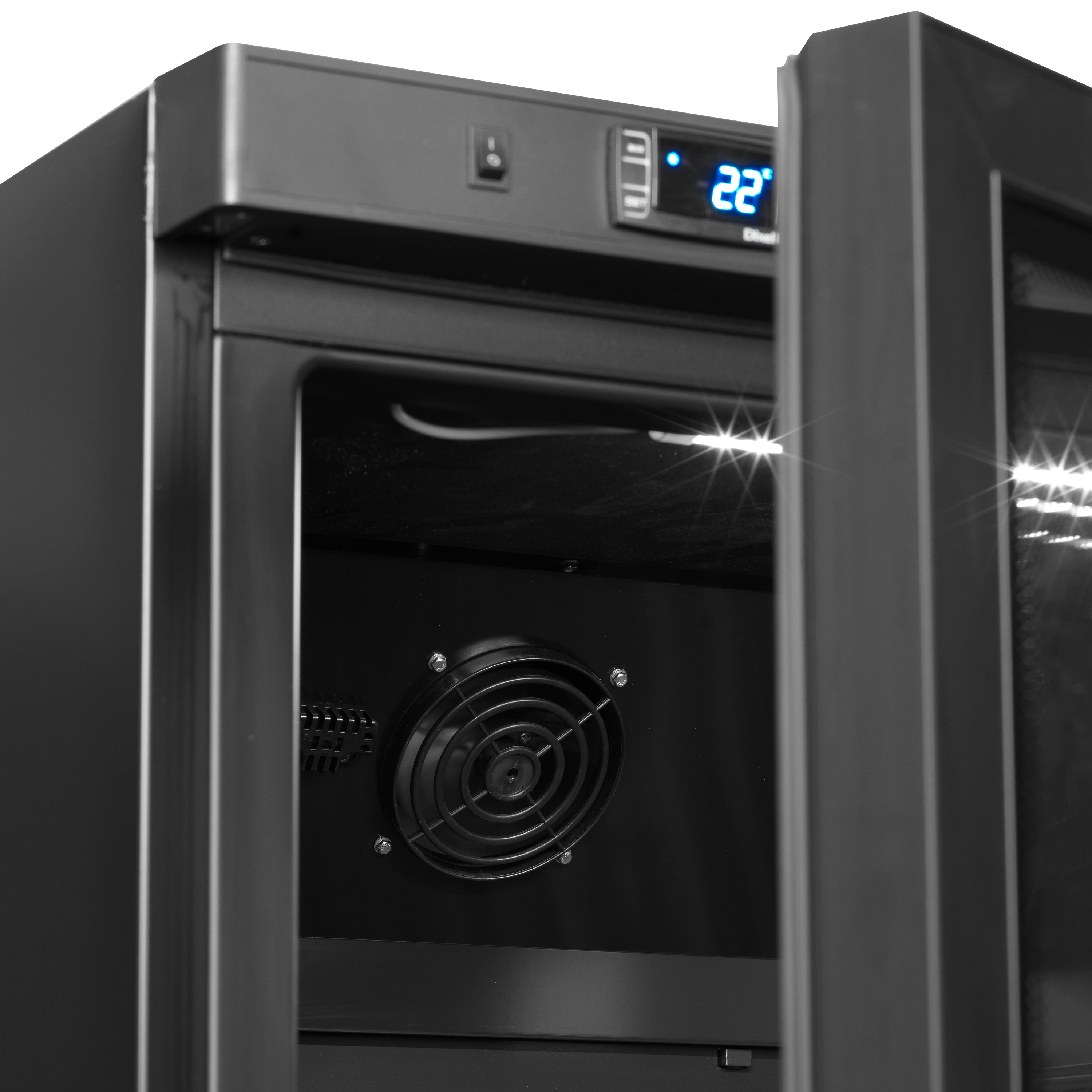 Réfrigérateur vitré GN2/1 TEFCOLD-UR600BG