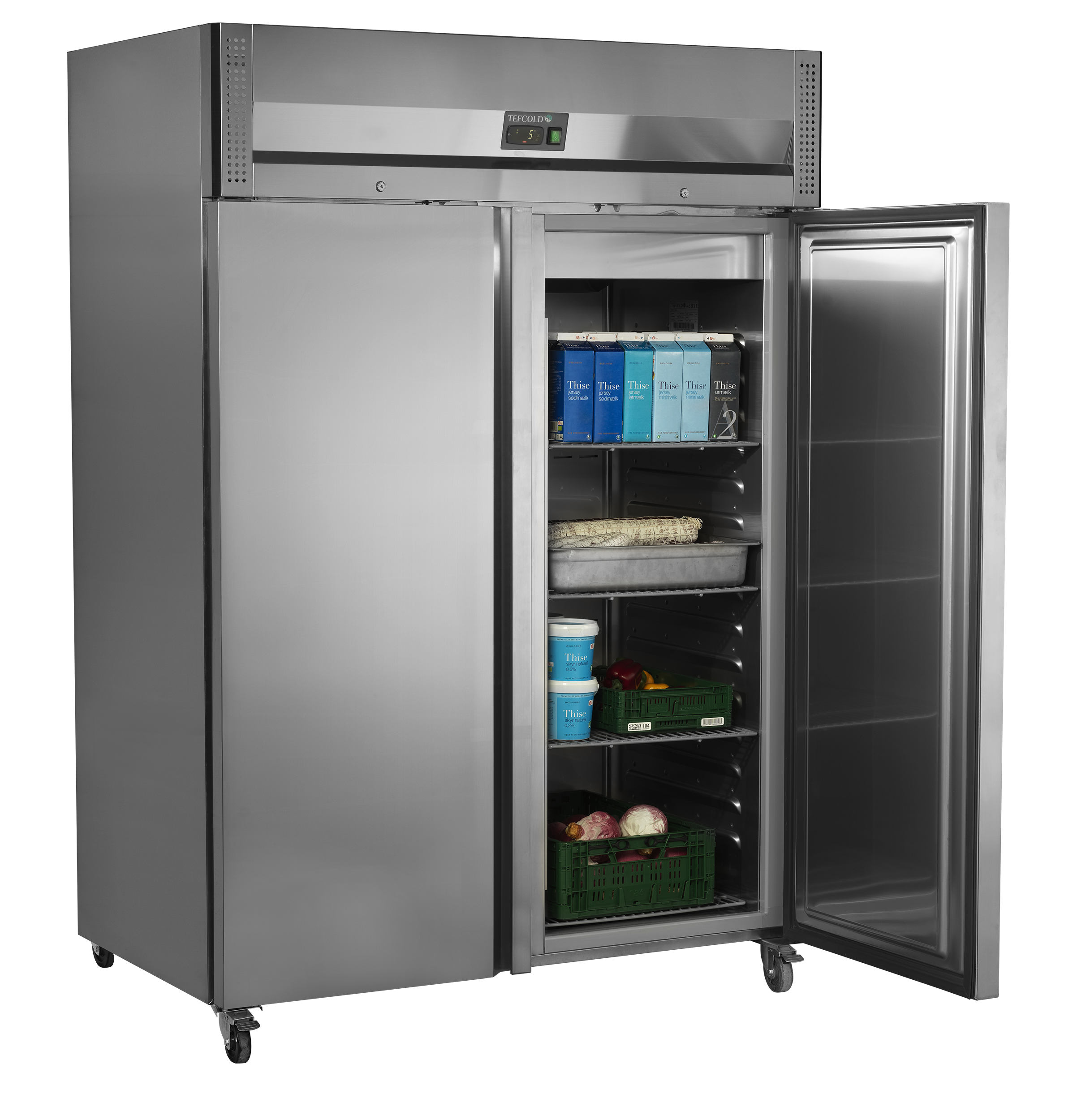 Réfrigérateur vertical GN2/1 TEFCOLD-RK1420X1