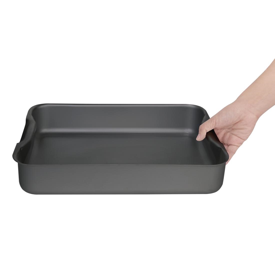 Plat à four en aluminium anodisé Vogue 370mm C058