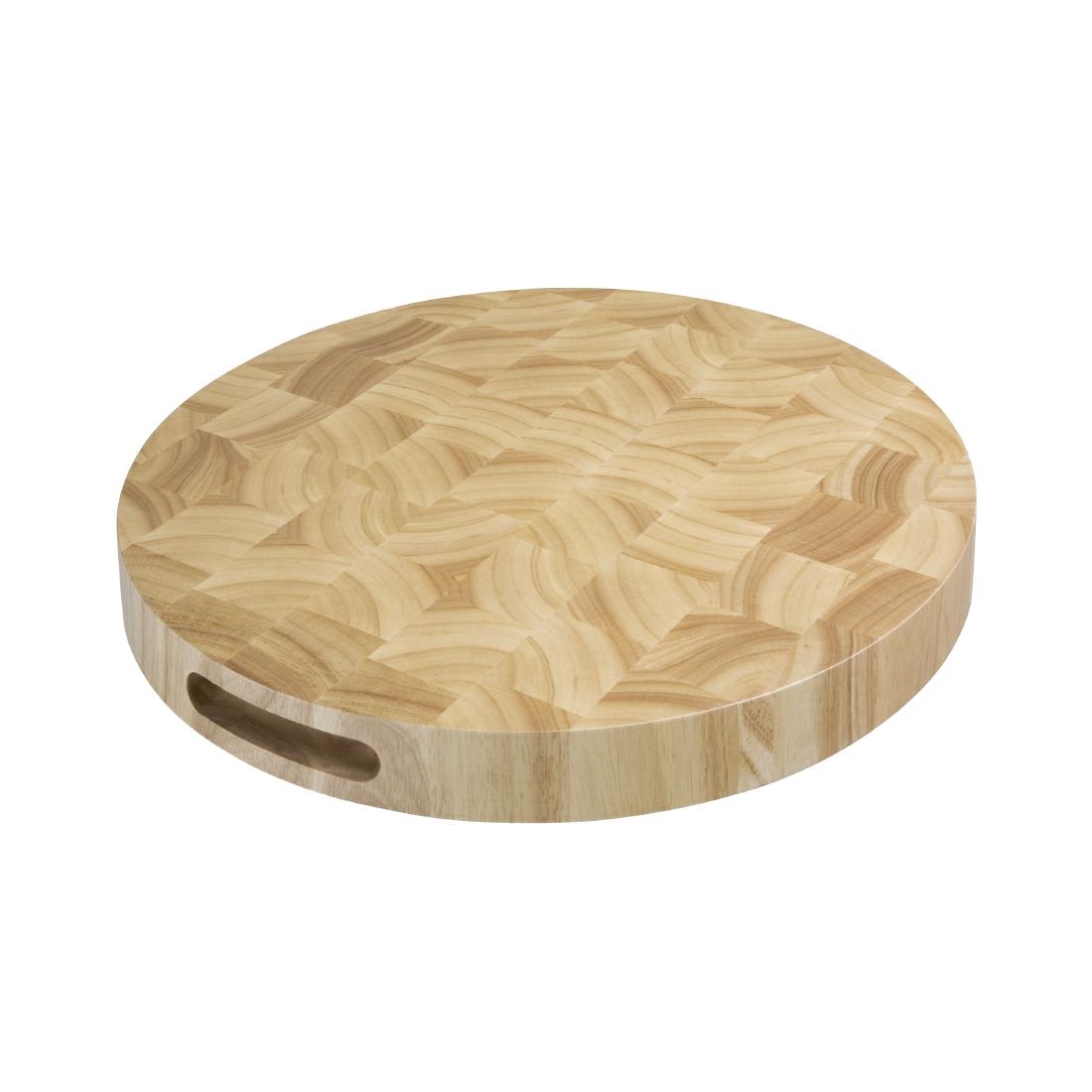 Planche à découper en bois ronde Vogue 400mm C488
