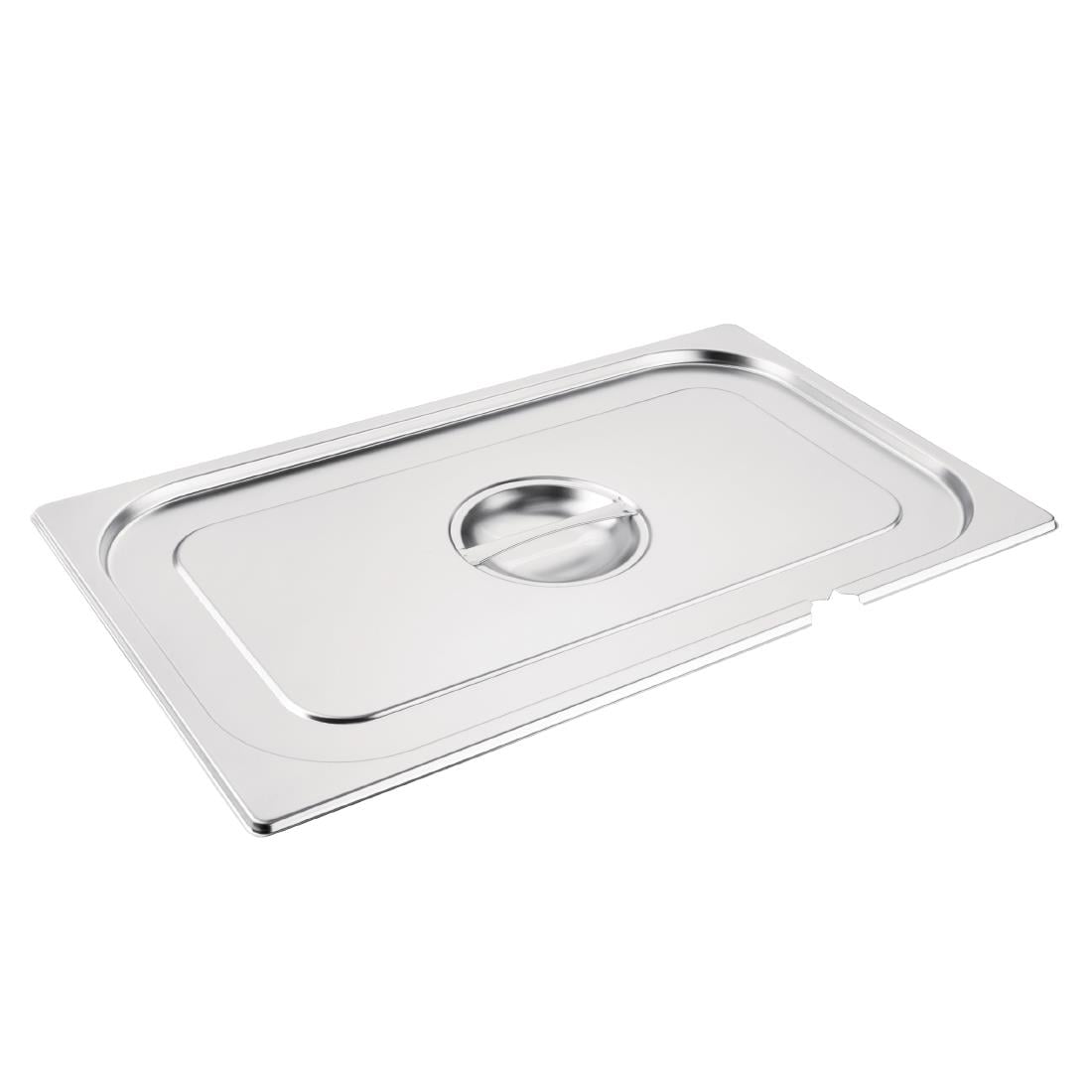 Couvercle inox GN 1/1 avec encoche Vogue CB170