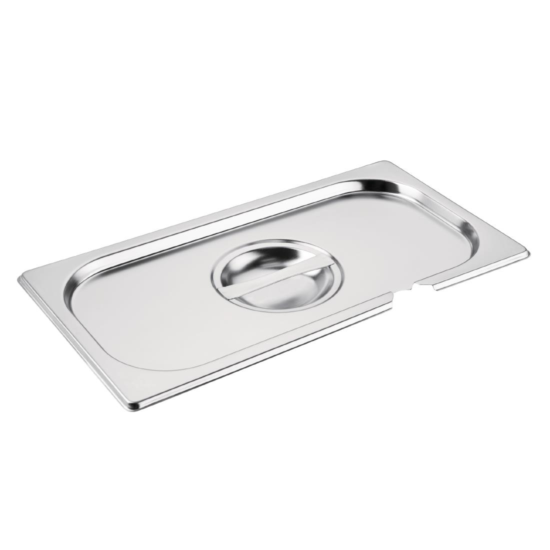 Couvercle inox GN 1/3 avec encoche Vogue CB173