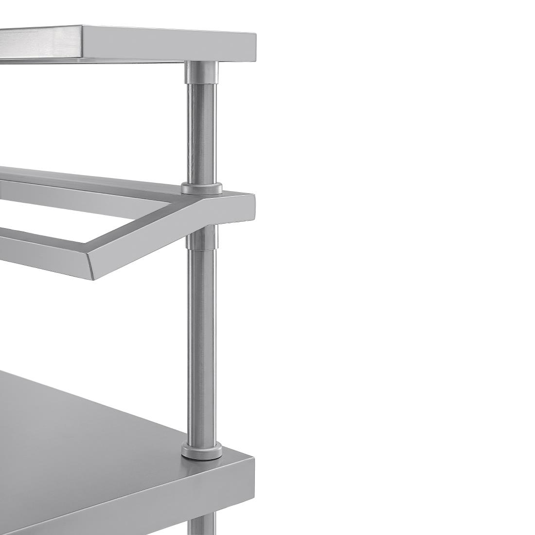 Table de préparation inox avec support bacs GN Vogue CB908