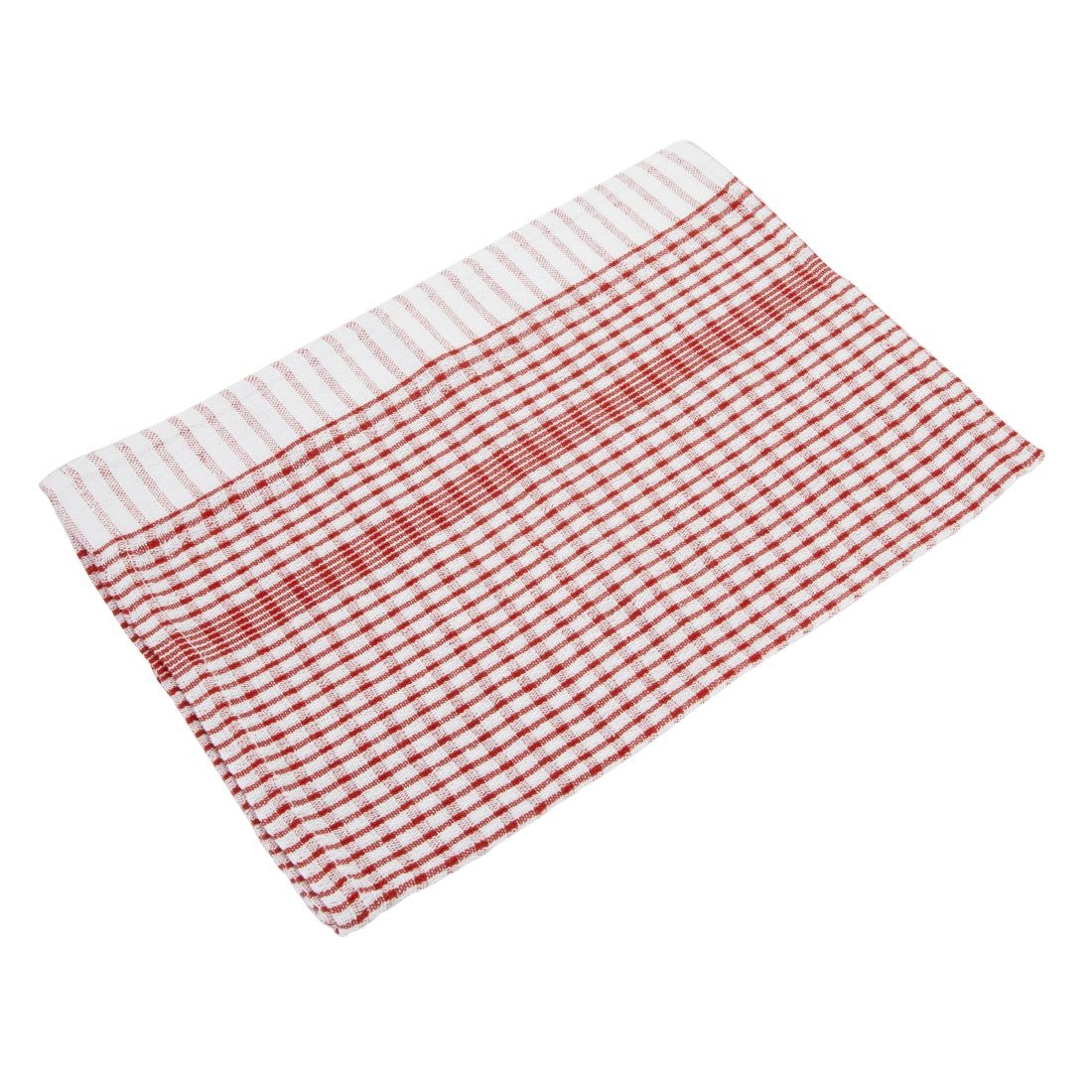 Torchons Vogue Wonderdry rouges (Lot de 10) CC595