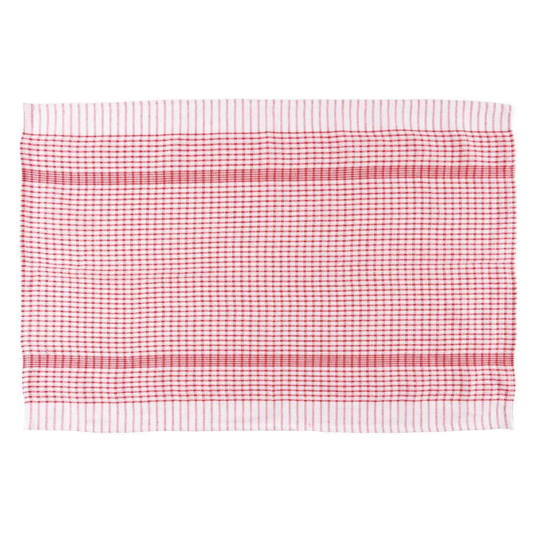 Torchons Vogue Wonderdry rouges (Lot de 10) CC595