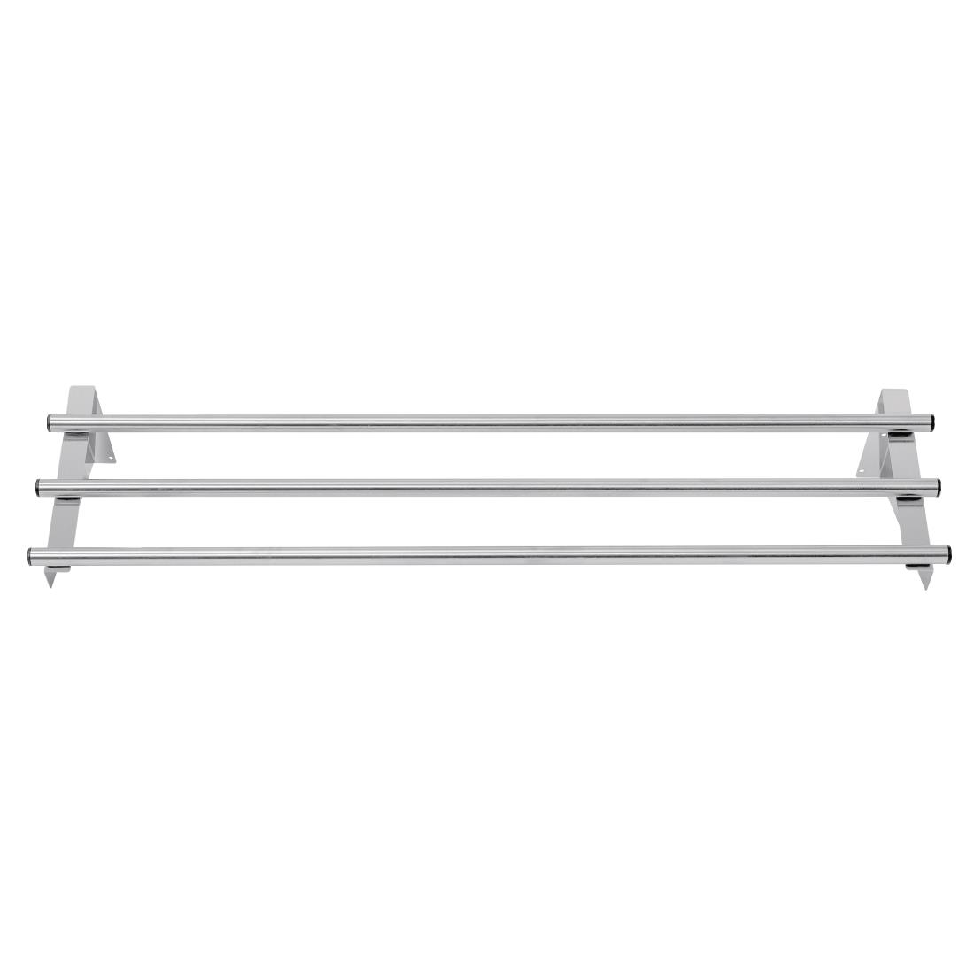 Etagère murale tubulaire Vogue acier inoxydable 1200mm CD551