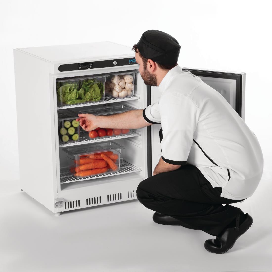 Dessous de comptoir positif blanc Polar Série C 150L CD610