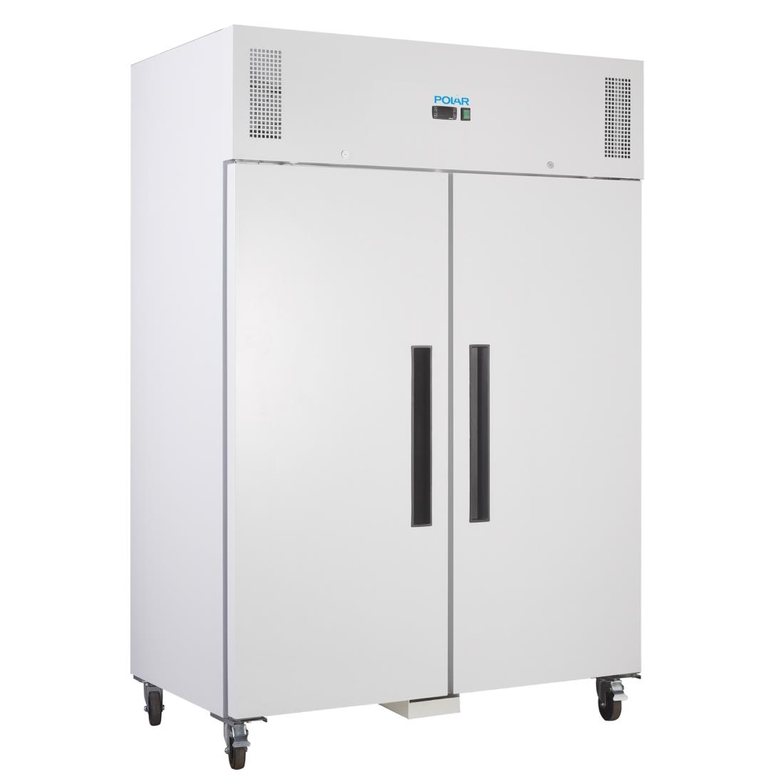 Armoire réfrigérée négative GN double porte Polar blanche Série G 1200L CD616