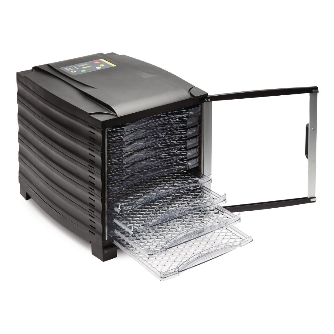 Déshydrateur 10 plateaux avec minuterie et porte Buffalo CD965