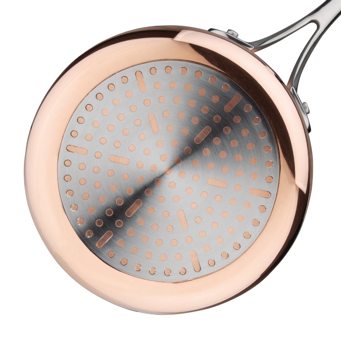 Casserole en cuivre 3 couches induction Vogue 180mm CM675