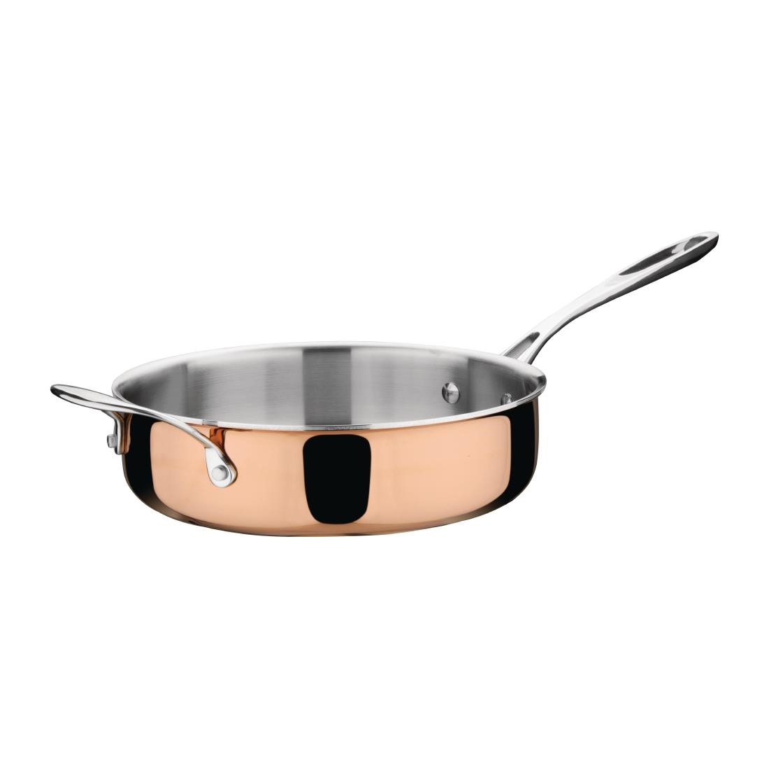 Sauteuse en cuivre 3 couches induction Vogue 240mm CM676