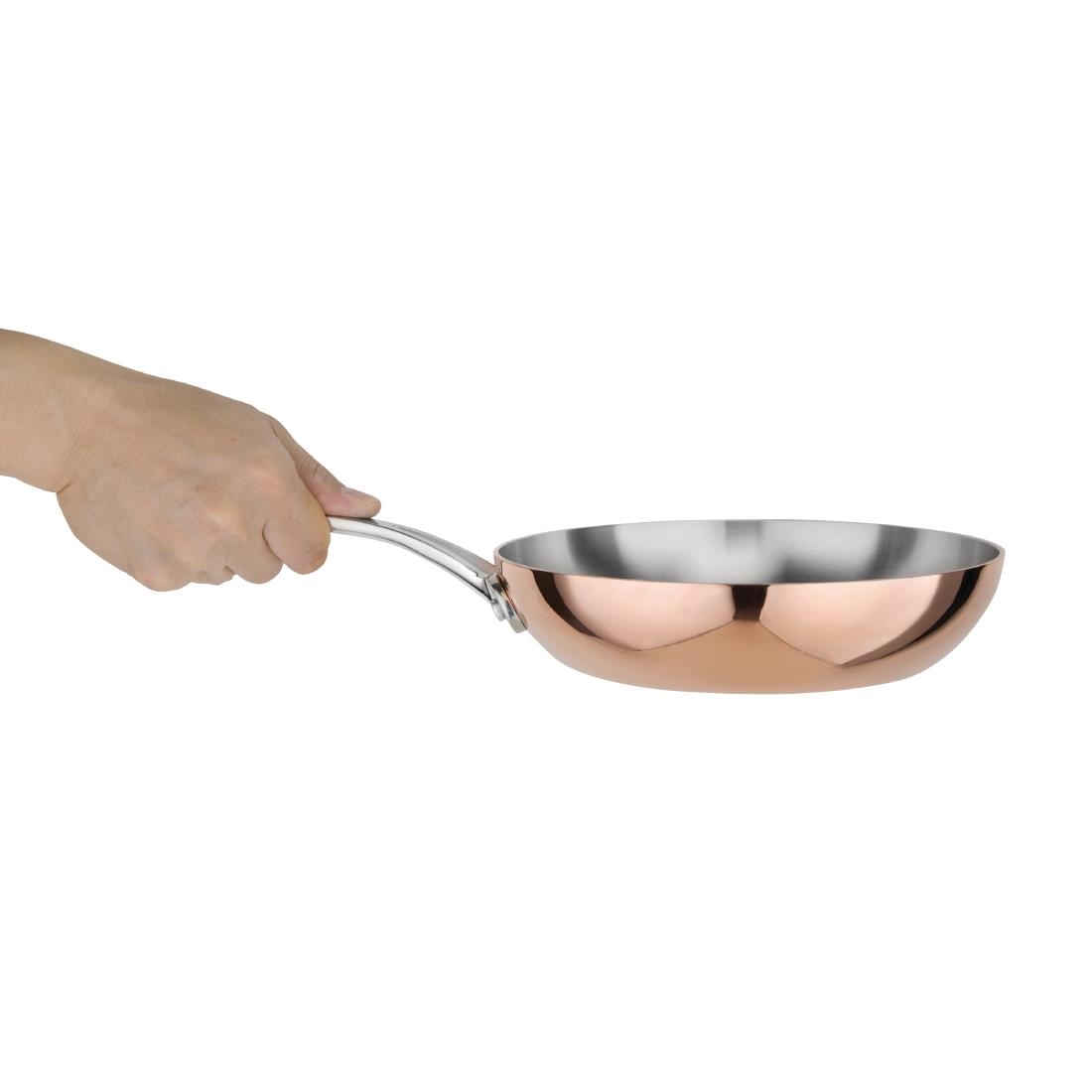 Poêle triple paroi cuivre induction Vogue 200mm CM678