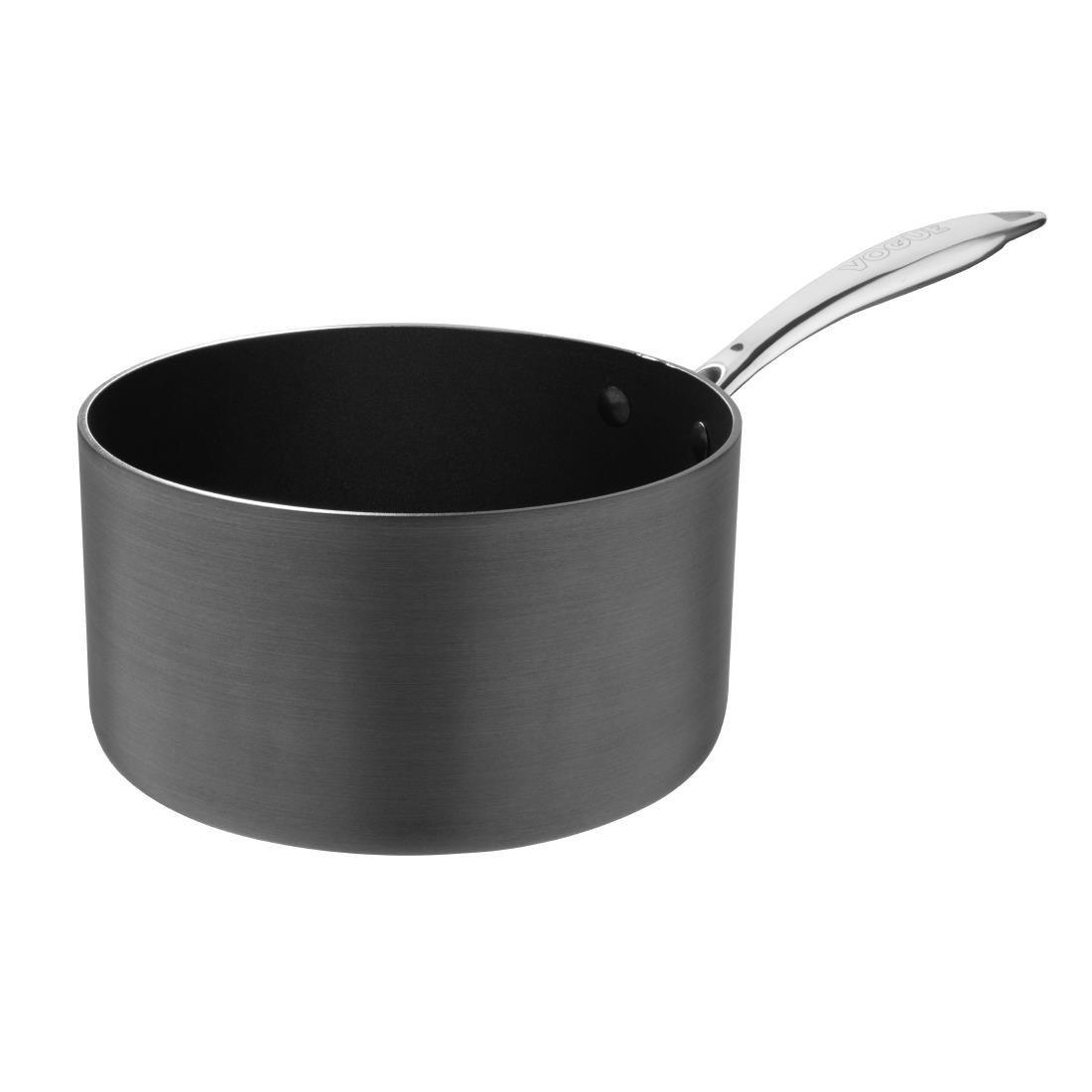 Casserole antiadhésive en aluminium anodisé Vogue 200mm CP763